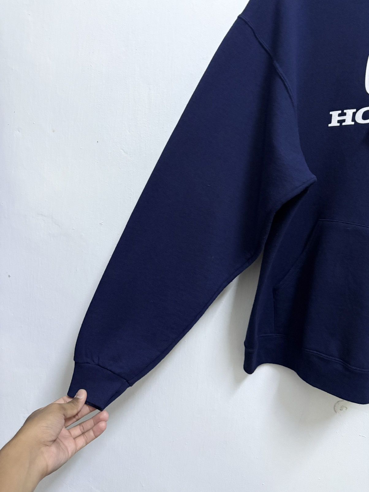 Japanese Brand 2000's JDM Honda / Wangan Midnight Racing Navy Hoodie Size US L / EU 52-54 / 3 - 8 Thumbnail