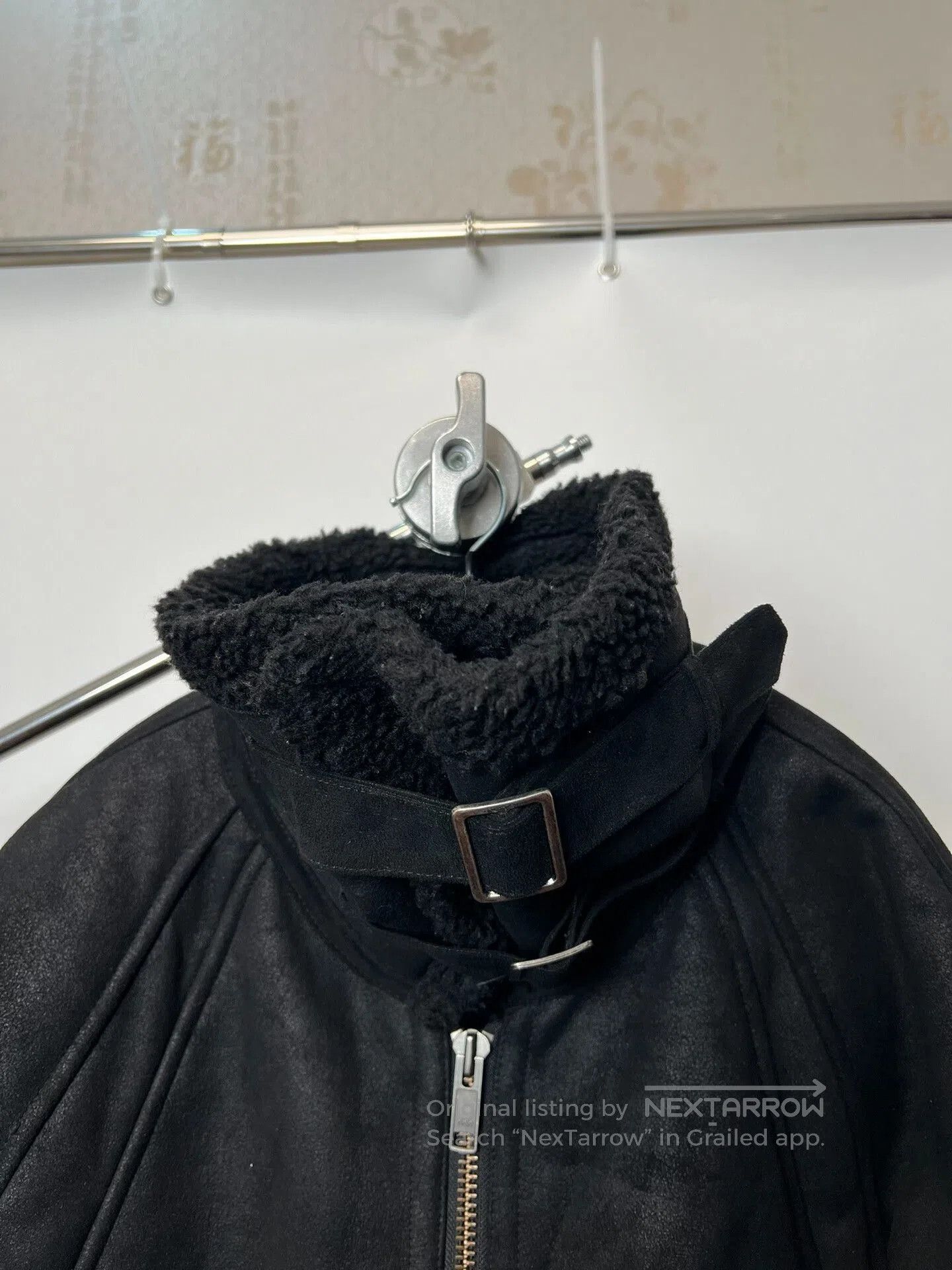 Pervert PERVERZE Faux Suede Lined Jacket. Size US L / EU 52-54 / 3 - 3 Thumbnail