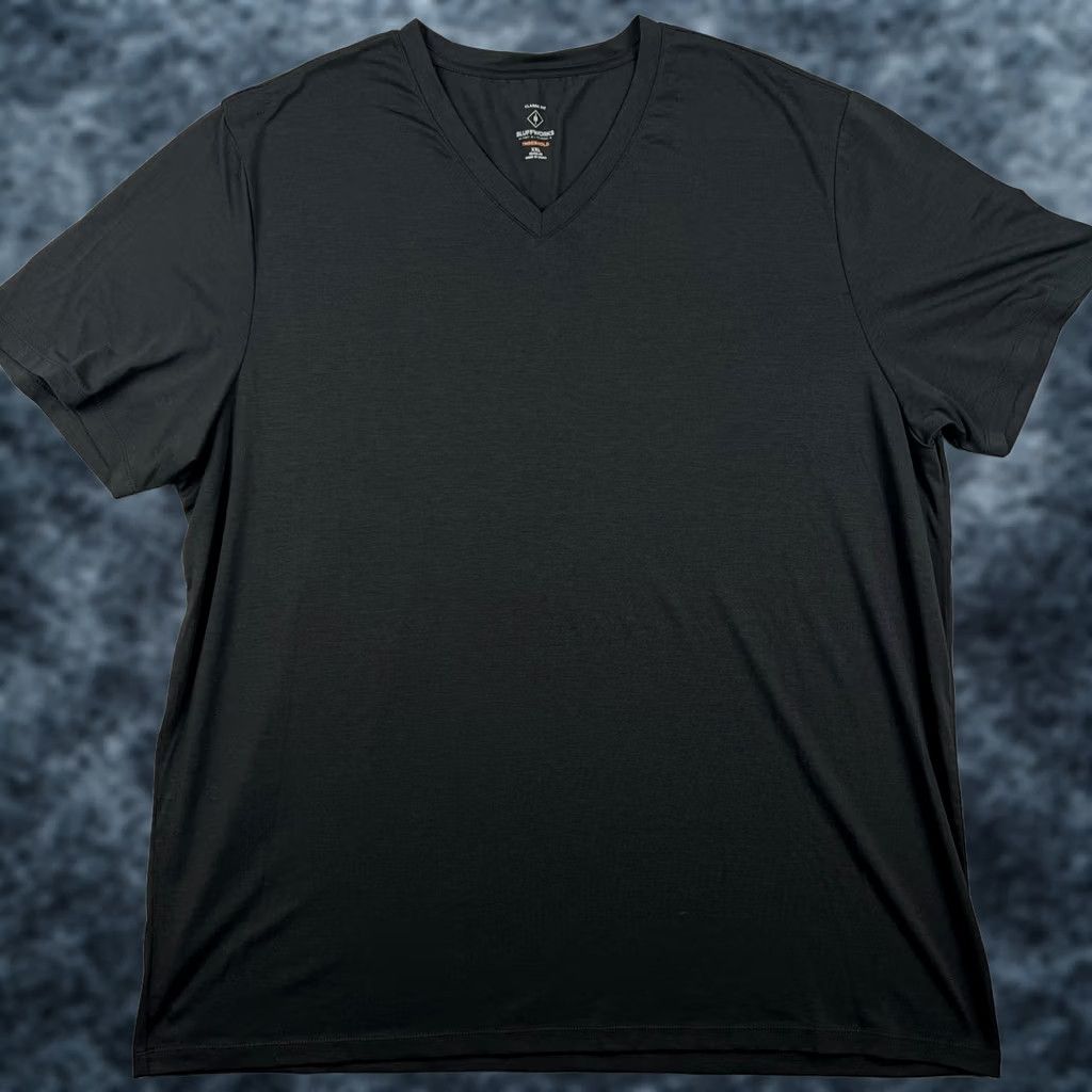 Vintage Bluffworks Shirt Mens 2XL Black Classic Fit V-Neck Short Sleeve Threshold Size US XXL / EU 58 / 5 - 1 Thumbnail