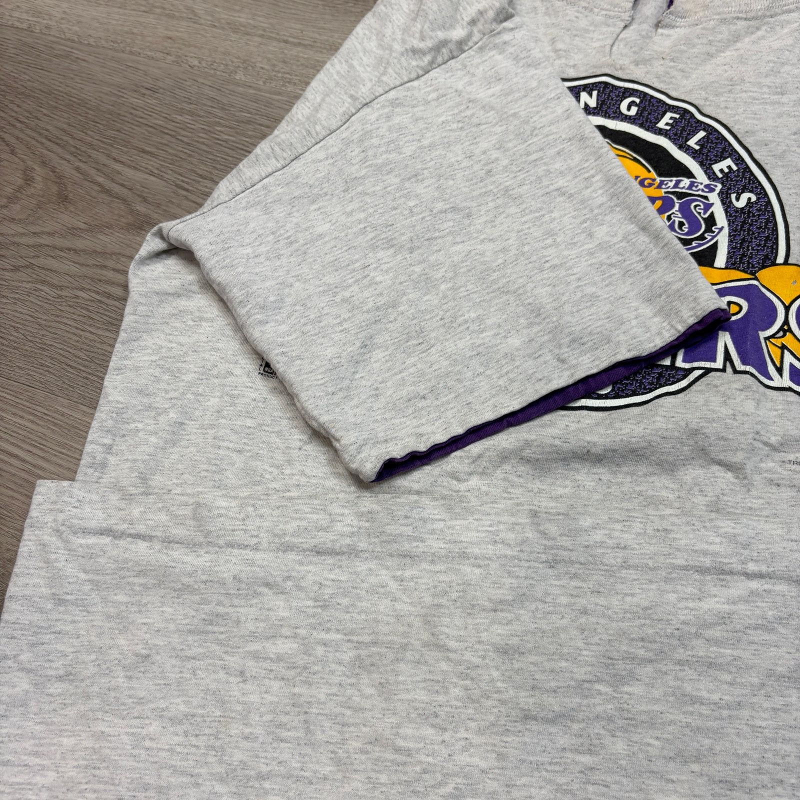 NBA × Vintage Vintage 90s Los Angeles Lakers 1948 Short Sleeve Shirt XL Size US XL / EU 56 / 4 - 8 Thumbnail