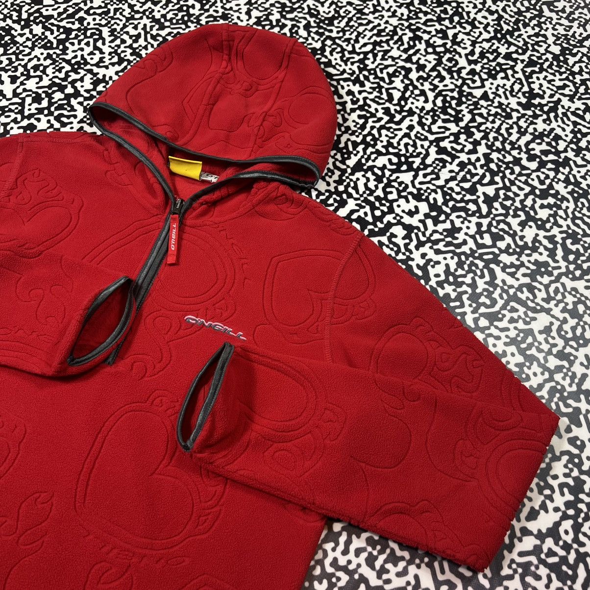O'Neill Vintage Y2K Oneill Surf Style Fleece Monogram Retro Hoodie Size M / US 6-8 / IT 42-44 - 12 Thumbnail