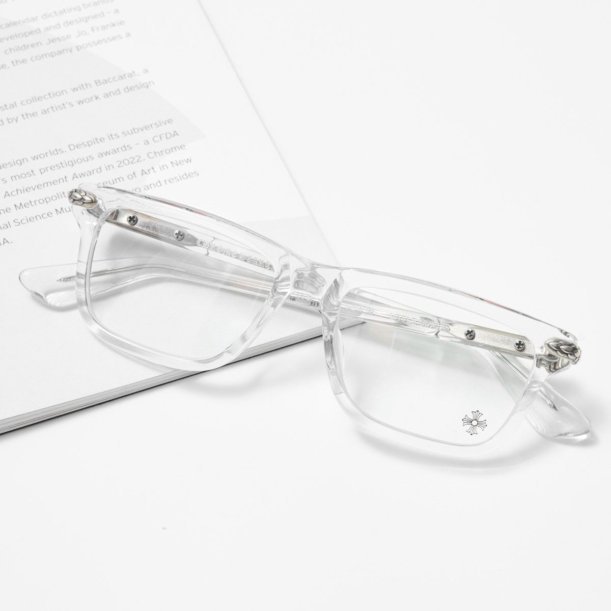 Chrome Hearts CHROME HEARTS LITTLE DINGER CRYSTAL GLASSES Size ONE SIZE - 6 Thumbnail