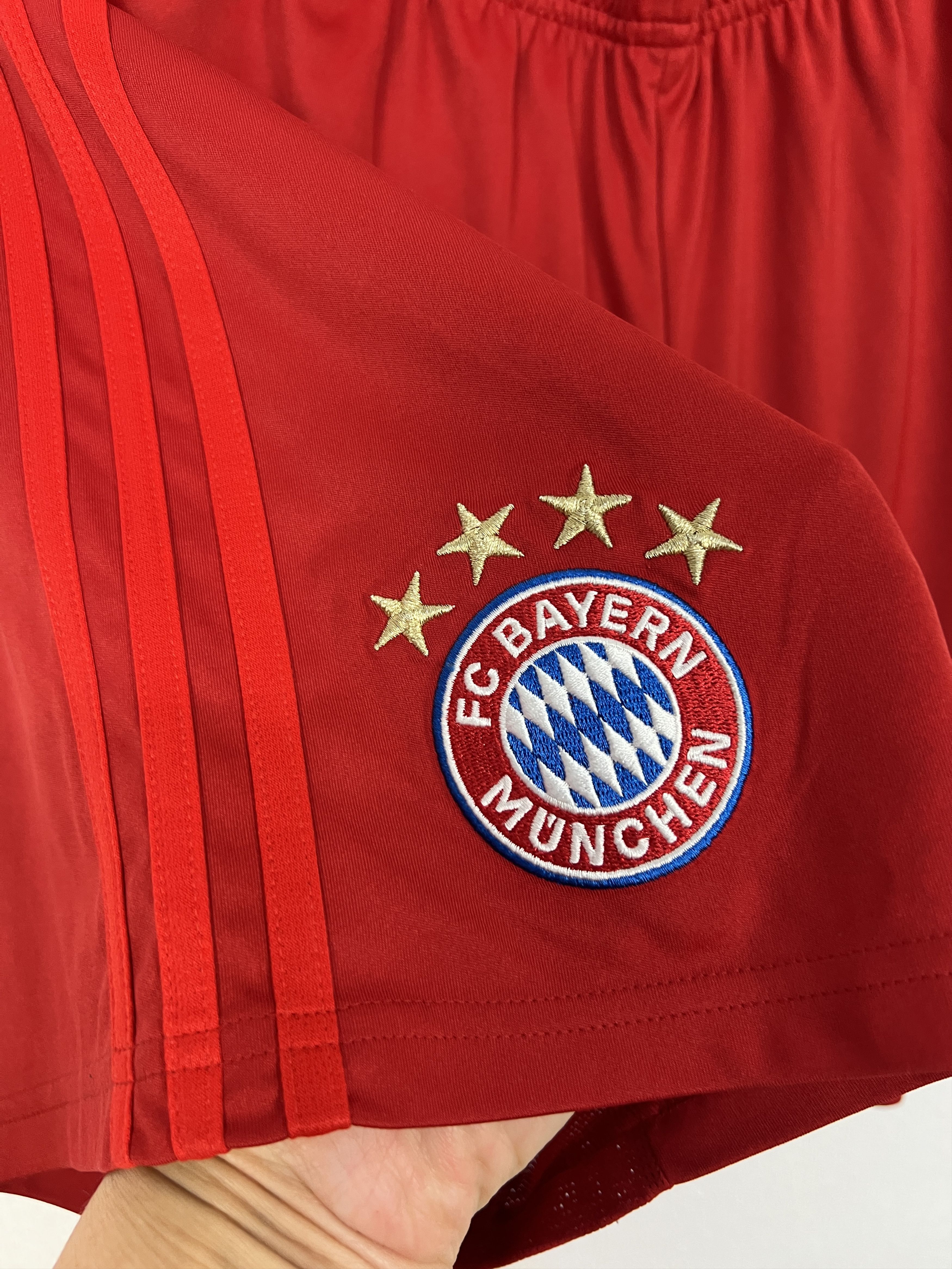 Adidas Adidas Bayern Munich Football Red Shorts SoccercM Size US 32 / EU 48 - 2 Thumbnail
