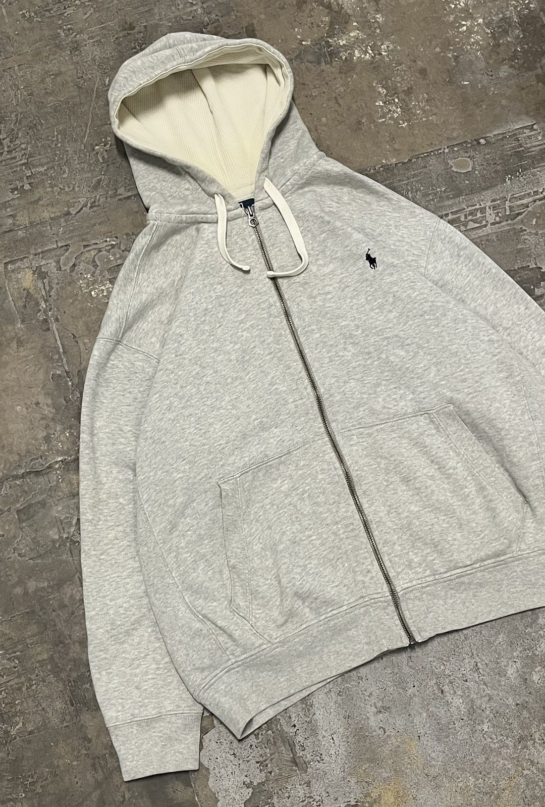 Ralph lauren thermal hoodie best sale