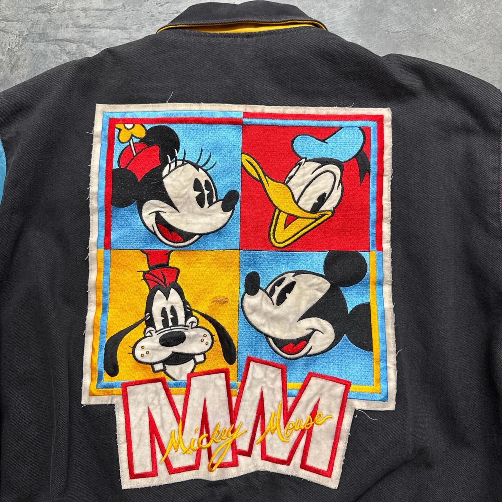 Disney × Vintage Vintage 90s Jeff Hamilton Mickey Mouse Leather Jacket Size US L / EU 52-54 / 3 - 2 Thumbnail