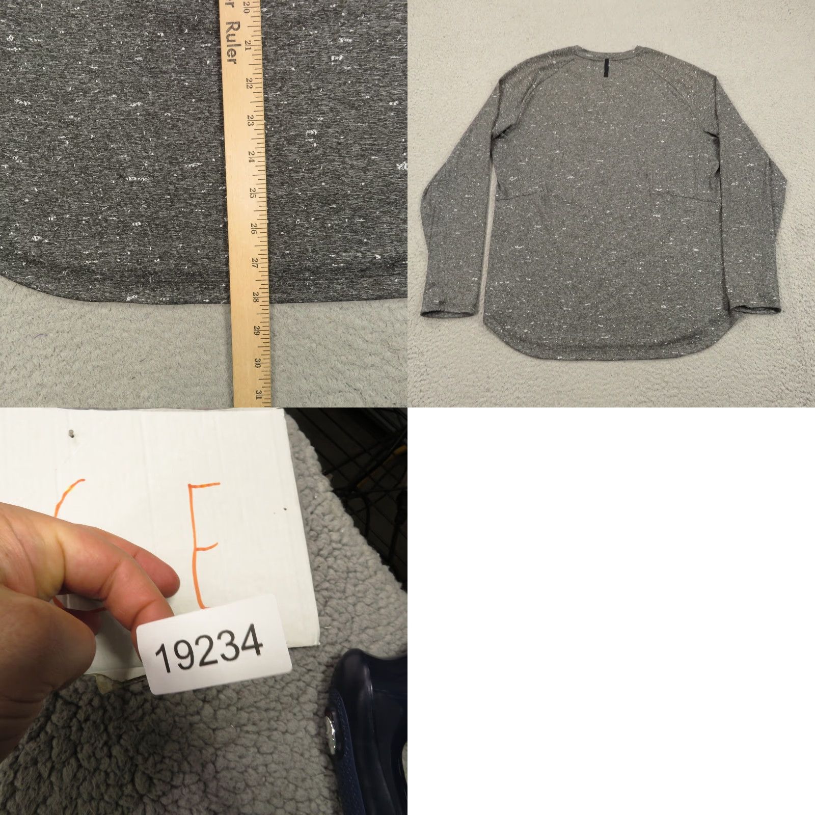 Lululemon Lululemon Shirt Mens Medium Heather Grey Long Sleeve Free Form Pullover Vented Size US M / EU 48-50 / 2 - 8 Thumbnail