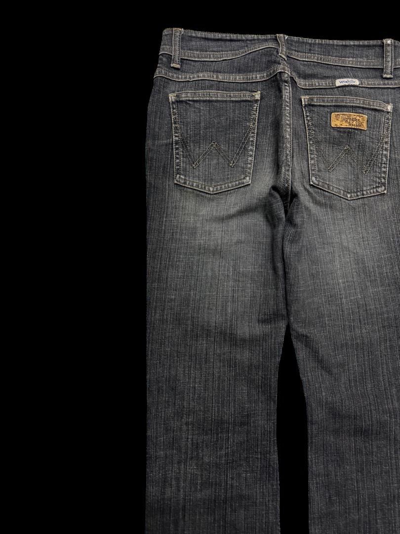 Tornado Mart FLARED 90’s Style Wrangler Buffalo Mudwash Western Jeans Size US 27 - 15 Thumbnail