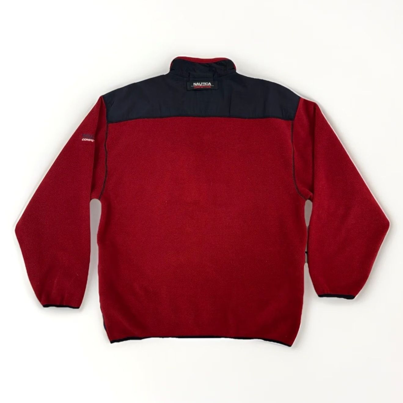 Nautica VINTAGE Nautica Competition Red Fleece Pullover Sweatshirt XS XL 90s 1/4 Zip Embroidered Logo Men's Pullover Yellow Size US XL / EU 56 / 4 - 2 Thumbnail