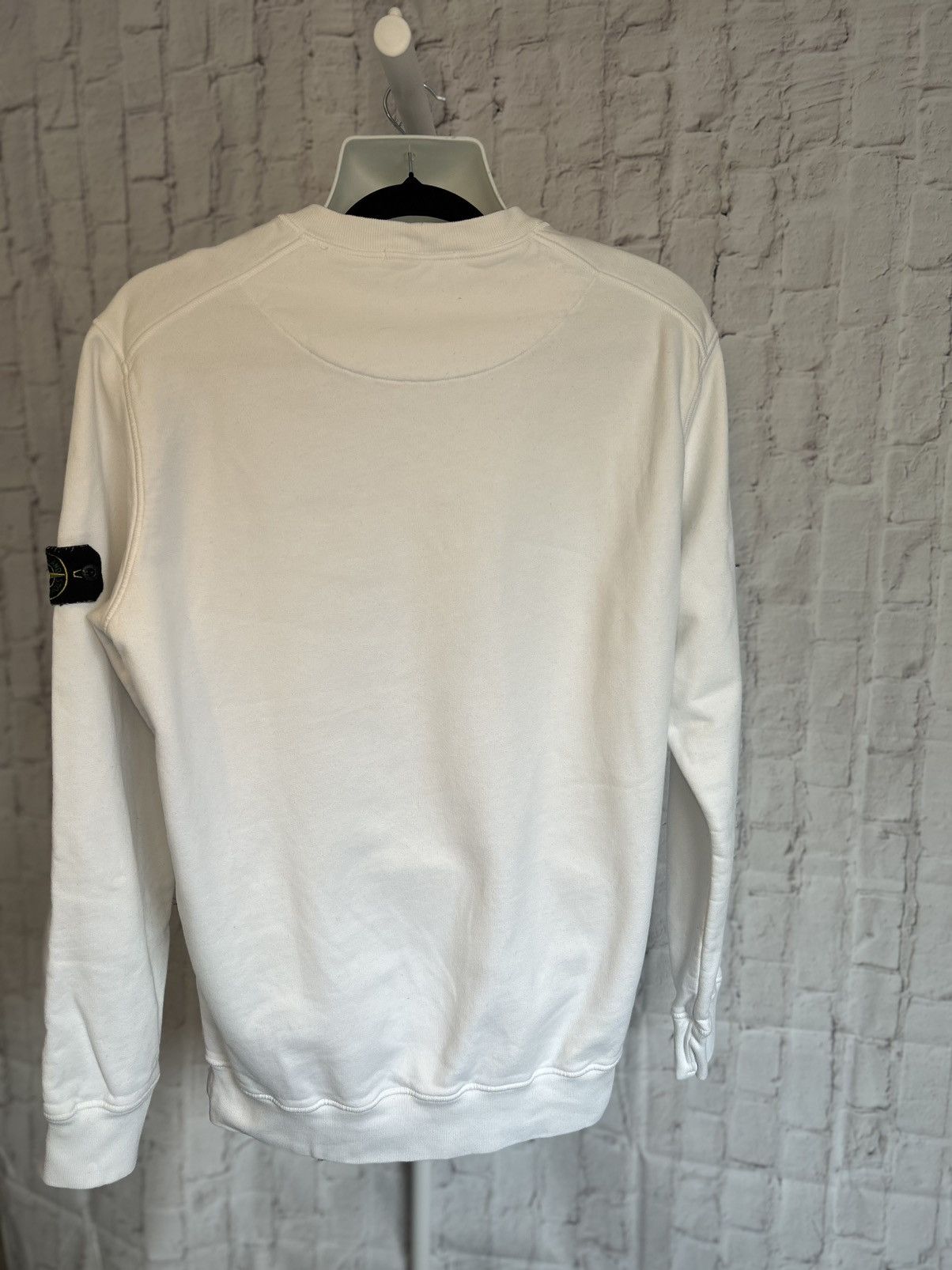 Stone Island Stone Island White CrewneckSweatshirt XXL Certilogo Verified Size US XXL / EU 58 / 5 - 6 Thumbnail