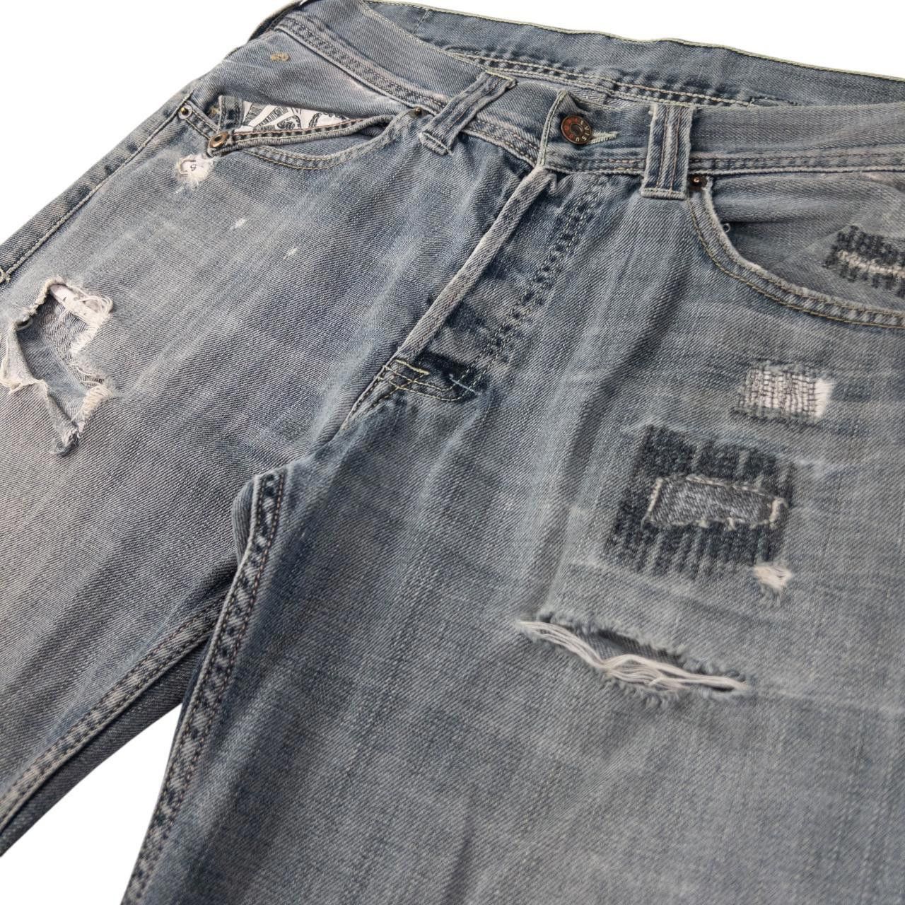 Puma Vintage Puma X Evisu Double Gull Denim Jeans Size W35 Size US 35 - 7 Thumbnail