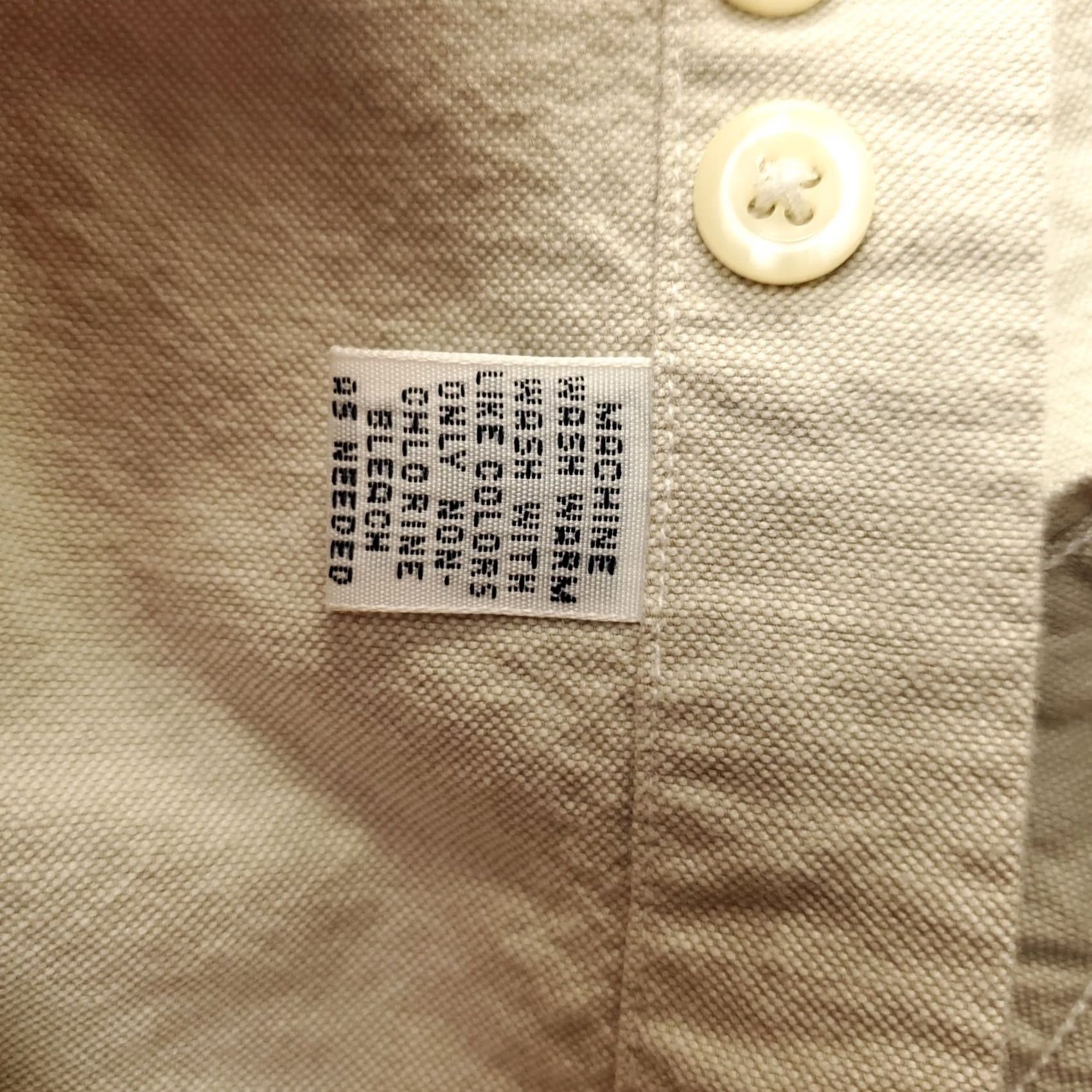 Ralph Lauren Ralph Lauren Dress Shirt Mens Size 17 Brown Oxford Long Sleeve Collared Button Down Size 46R - 7 Thumbnail