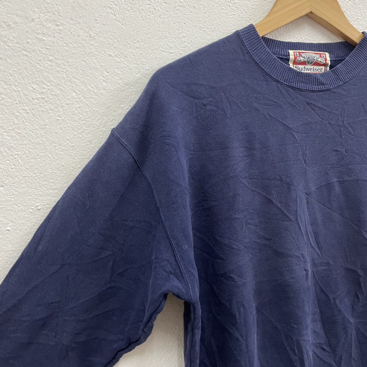 Budweiser × Vintage 🔥Vintage Budweiser Drinking Big Logo Sweatshirts Size US S / EU 44-46 / 1 - 6 Thumbnail