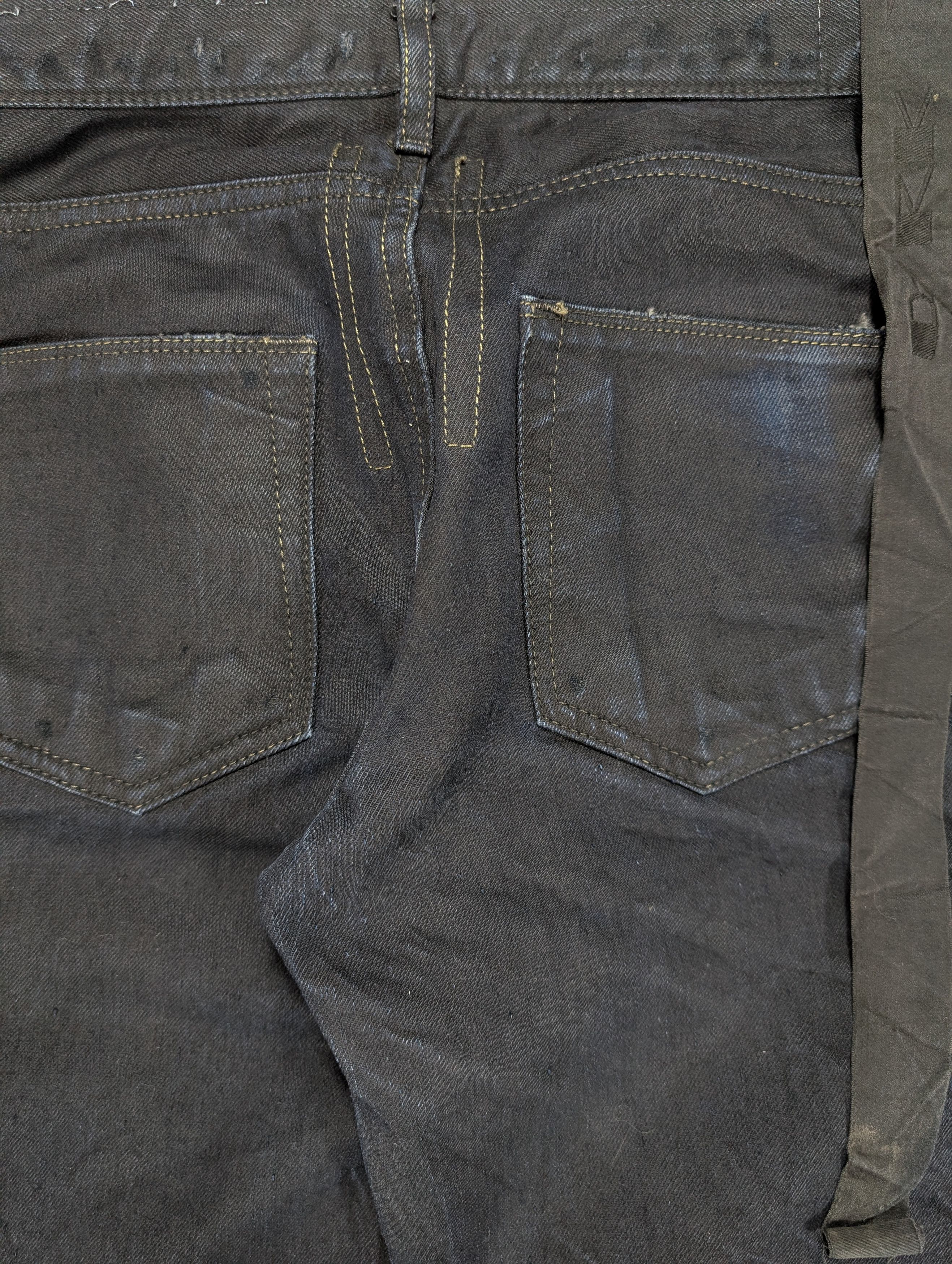 Rick Owens Rick Owens FW07 Olmar & Mirta Exploder Overdye Waxed Jeans Size US 30 / EU 46 - 6 Thumbnail