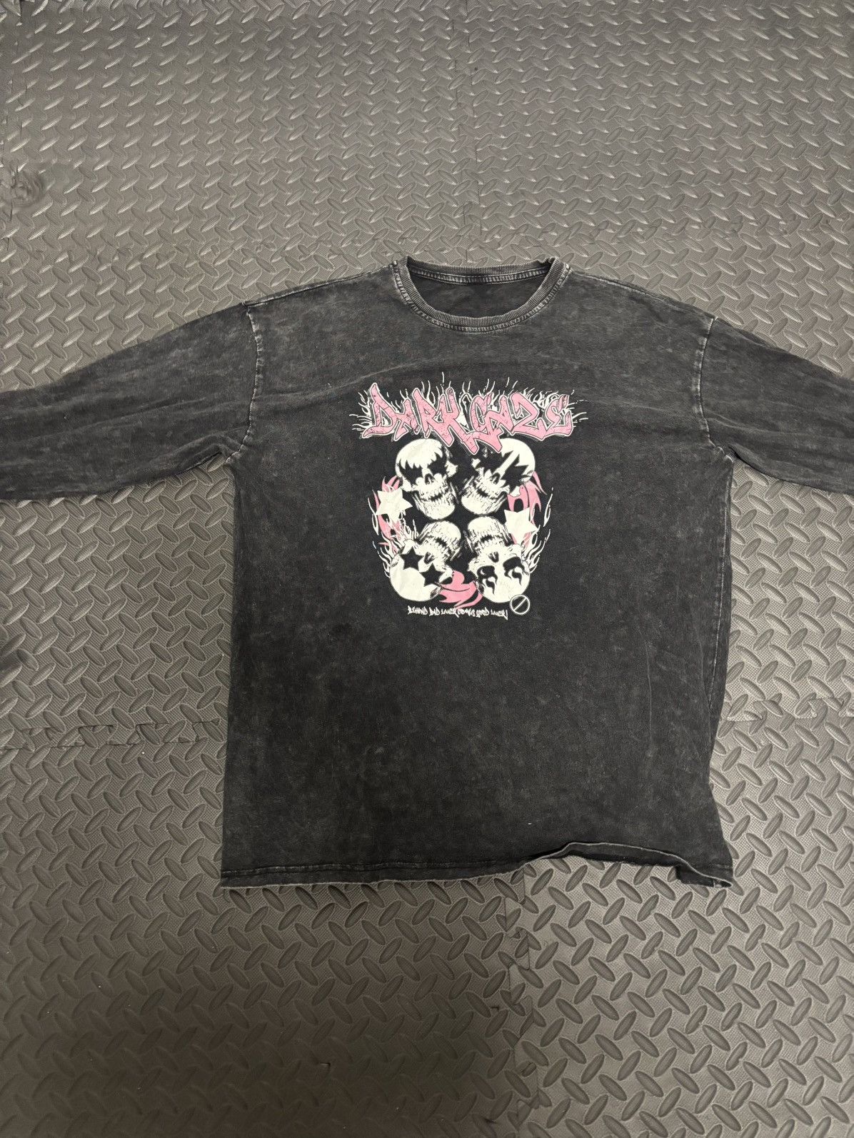 Shein BLACK PINK GOTHIC STREETWEAR TEE Size US M / EU 48-50 / 2 - 1 Thumbnail