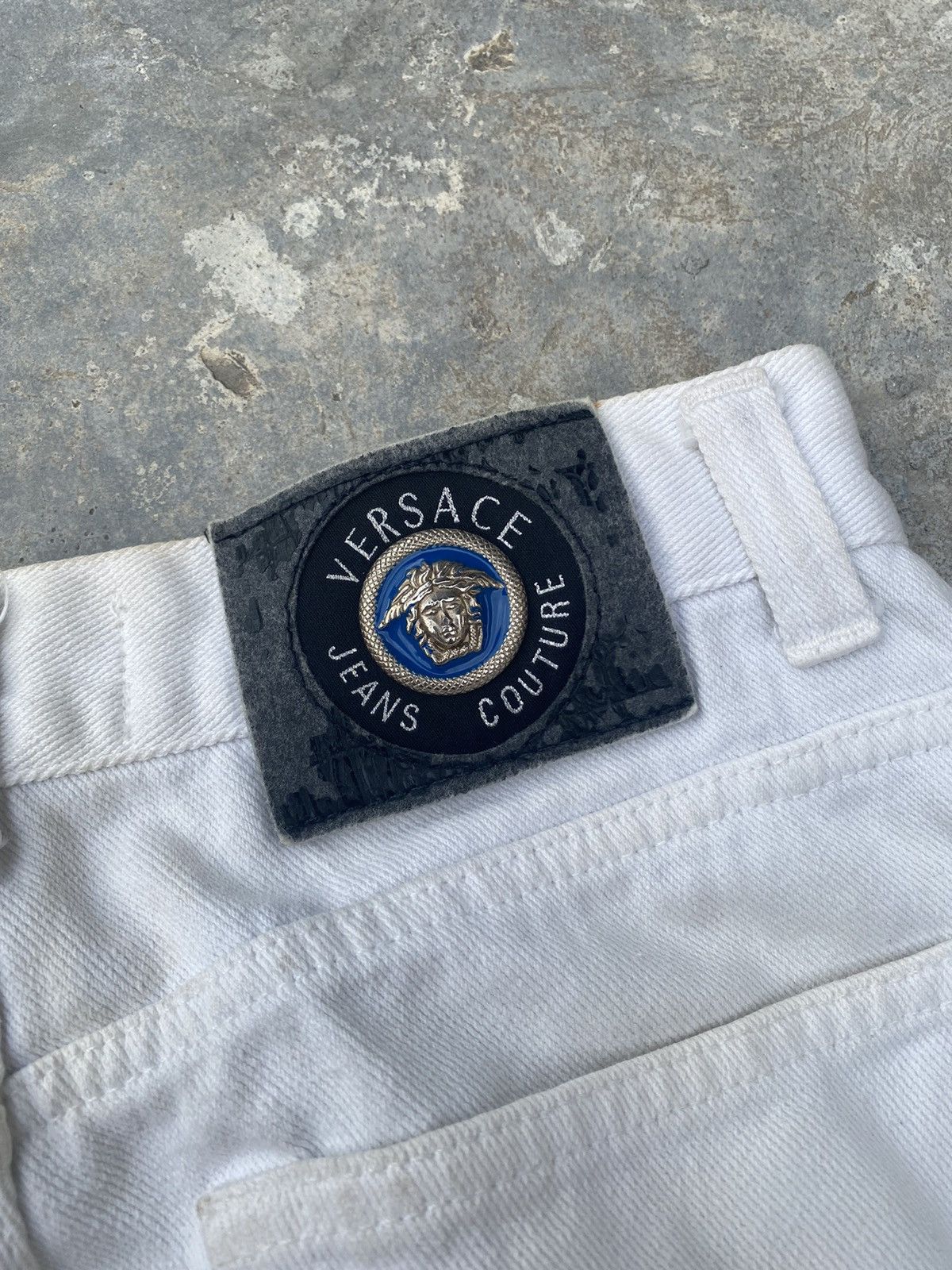 Versace Jeans Couture × Vintage Versace Dirty Jeans Size US 28 / EU 44 - 16 Thumbnail