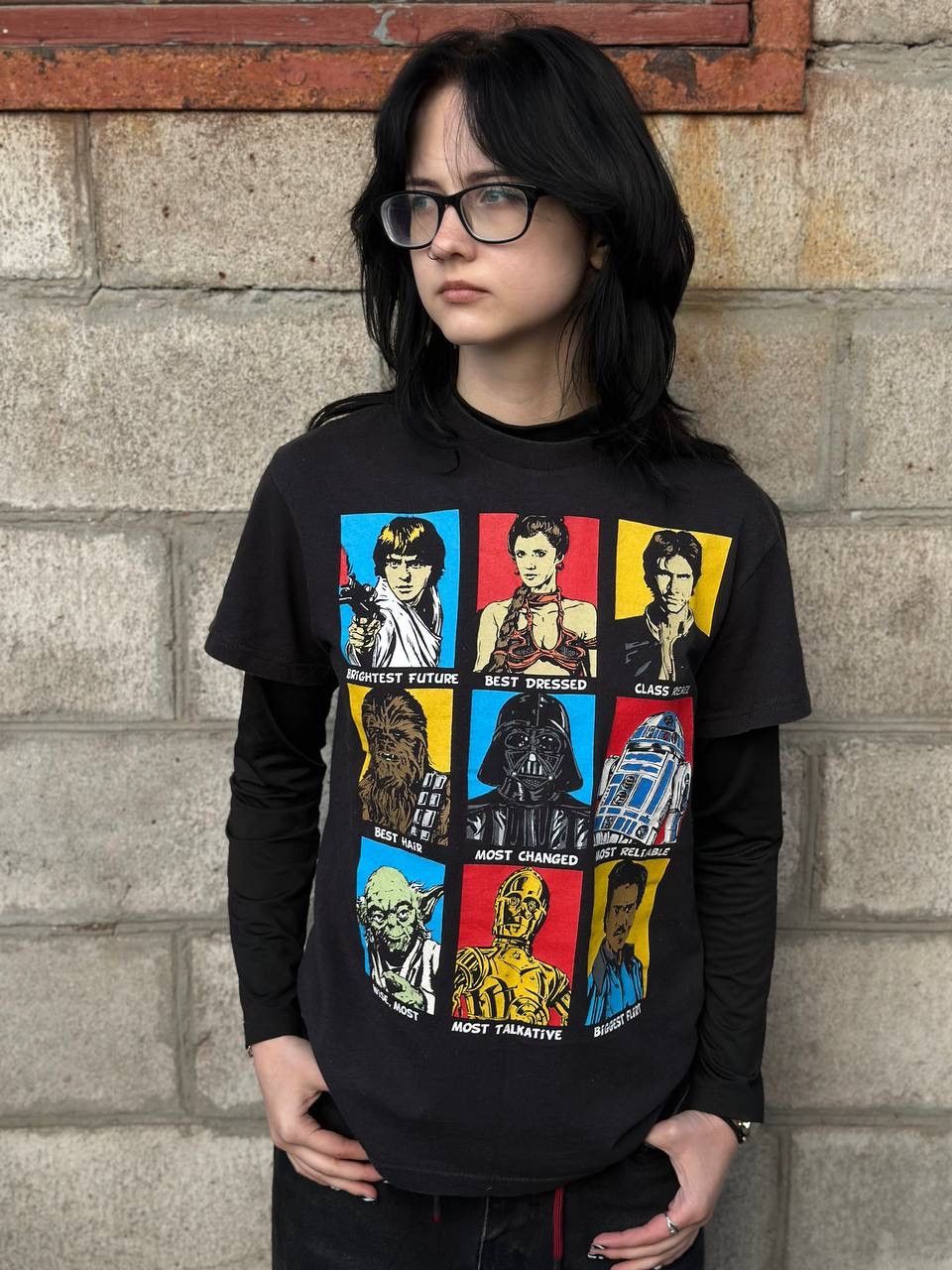Star Wars VTG Adult Band T-shirts Big Logo Joke Star Wars Y2K 00s USA Size US S / EU 44-46 / 1 - 1 Thumbnail