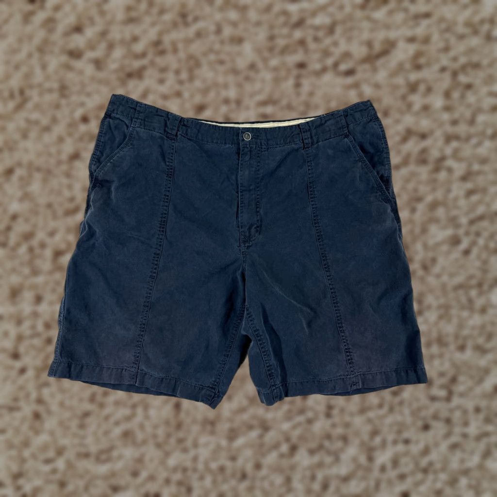 Tommy Bahama Tommy Bahama Shorts Men 38 Blue Lyocell Cotton Blend Chino Beach Resort Vacation Casual Adult Regular Shorts Mens Blue 90s Aloha Beach Designer Size US 38 / EU 54 - 1 Thumbnail