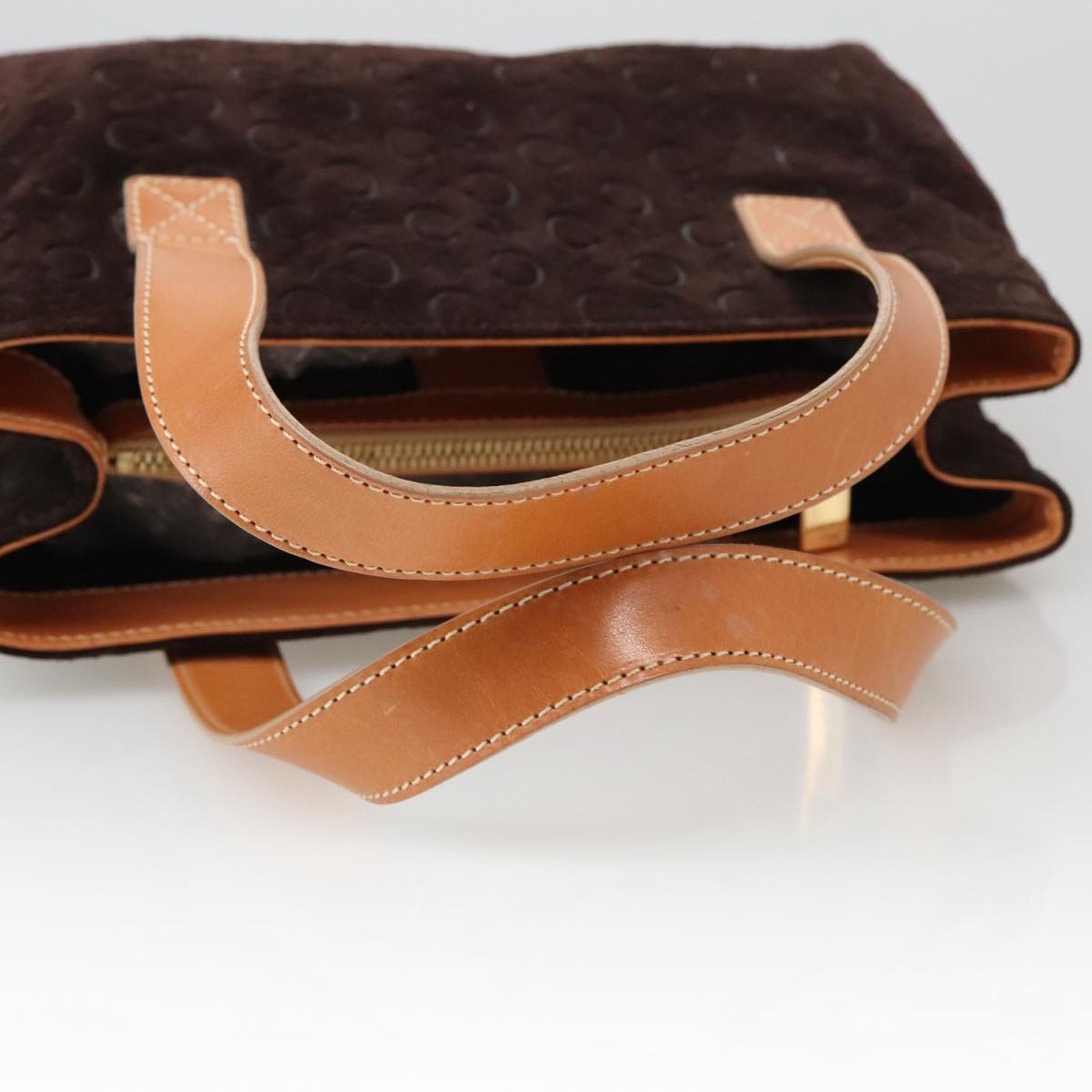 Celine C Logo Suede Tote Model Suede C Logo