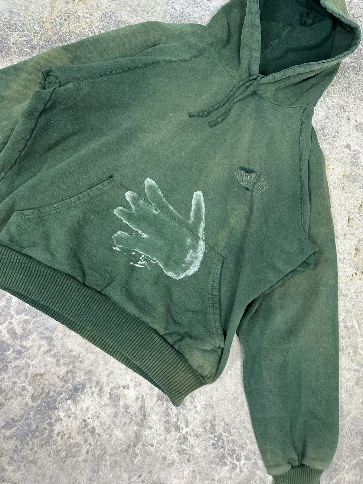 Designer × Vintage Vintage Faded “hands” Hoodie Size US S / EU 44-46 / 1 - 2 Thumbnail