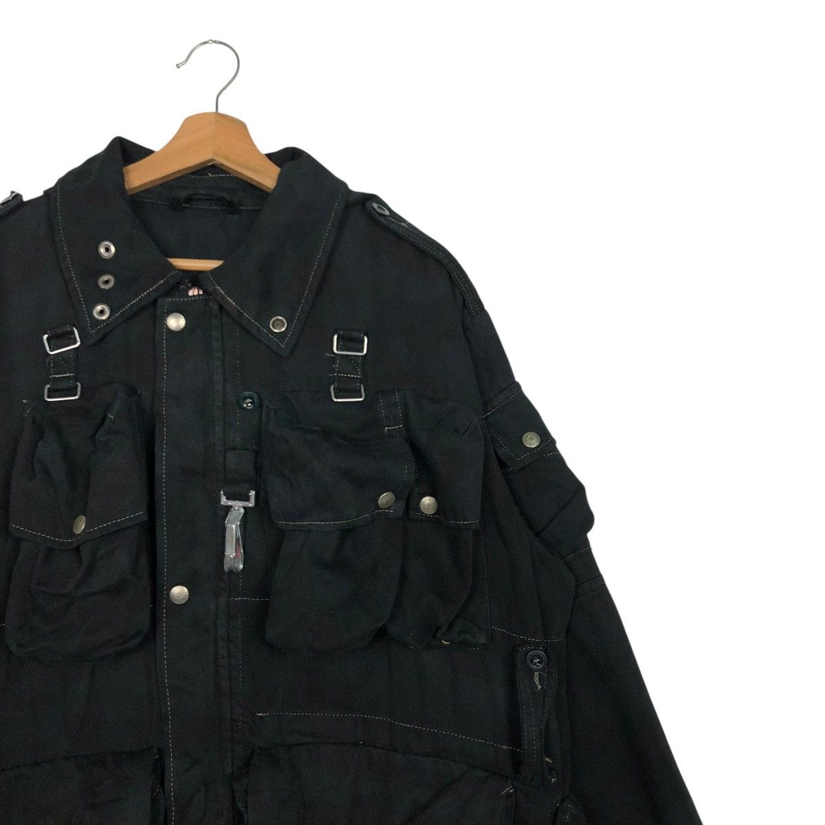 Japanese Brand 🔥VINTAGE BOMBER JACKET BONDAGE UTILITY PARACHUTE ISSEYMIYAKE Size US M / EU 48-50 / 2 - 8 Thumbnail