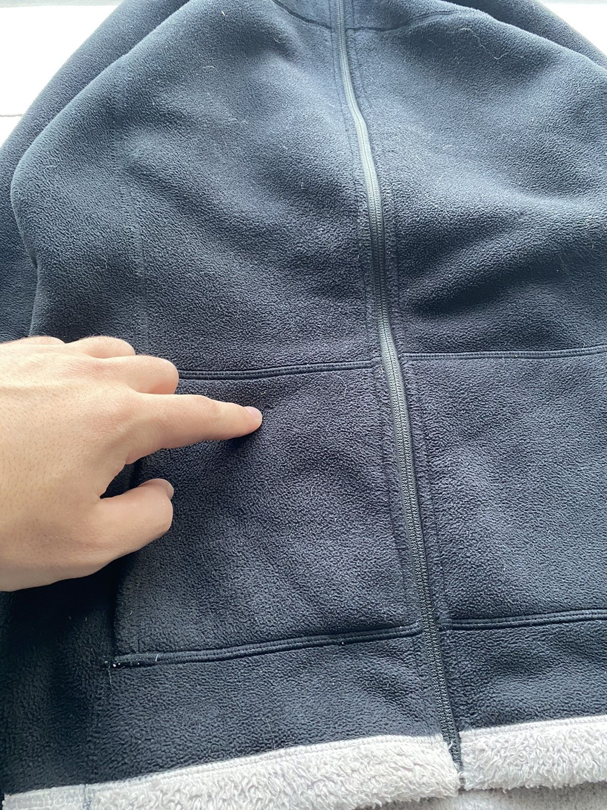 Oakley × Vintage 🔥90s Oakley Fleece Zip Sweatshirt Black Womens Medium Logo Size M / US 6-8 / IT 42-44 - 8 Thumbnail