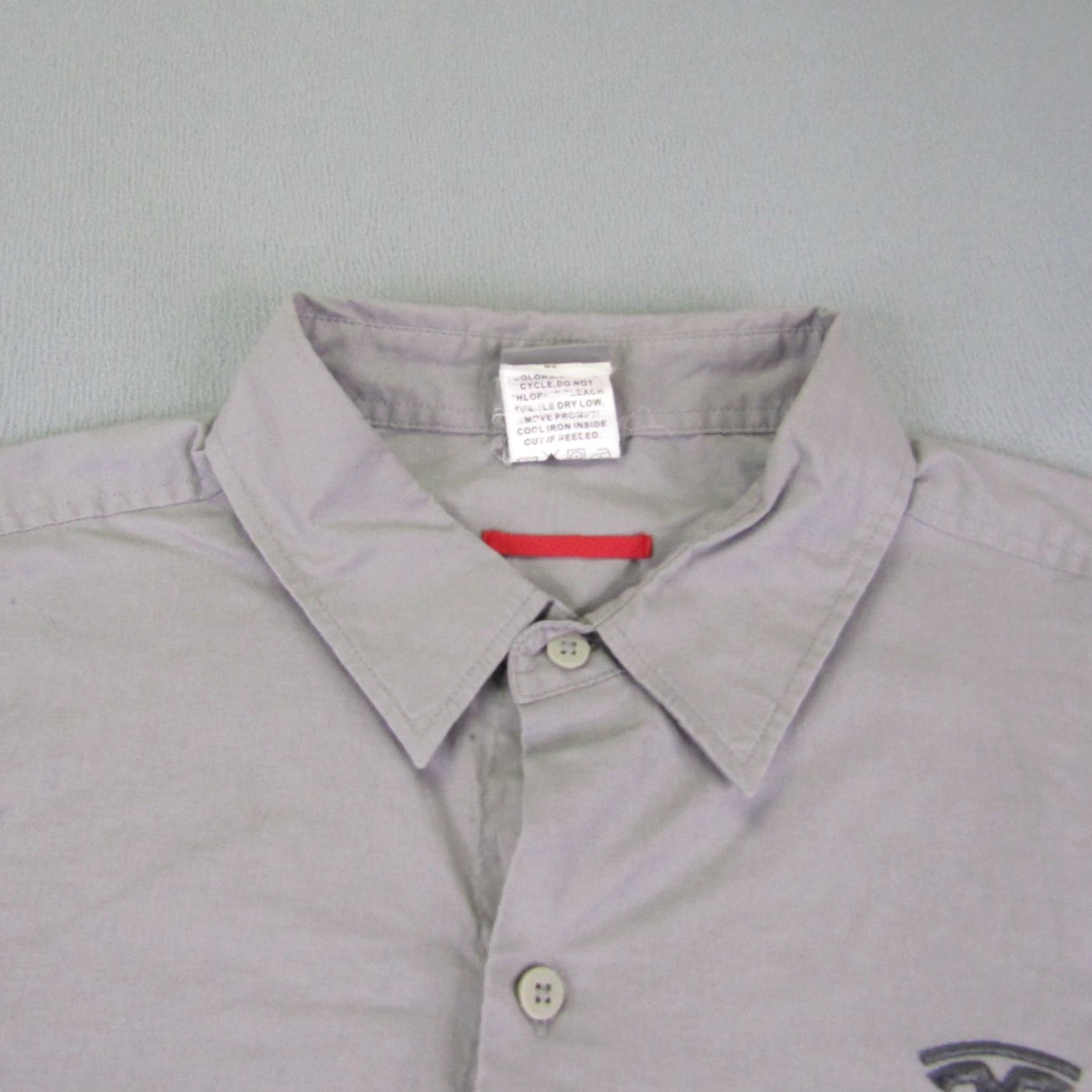 Vintage VINTAGE Tesla Mens Large Gray Button-Up Shirt Cars Long Sleeve Cotton Casual Size US L / EU 52-54 / 3 - 2 Thumbnail
