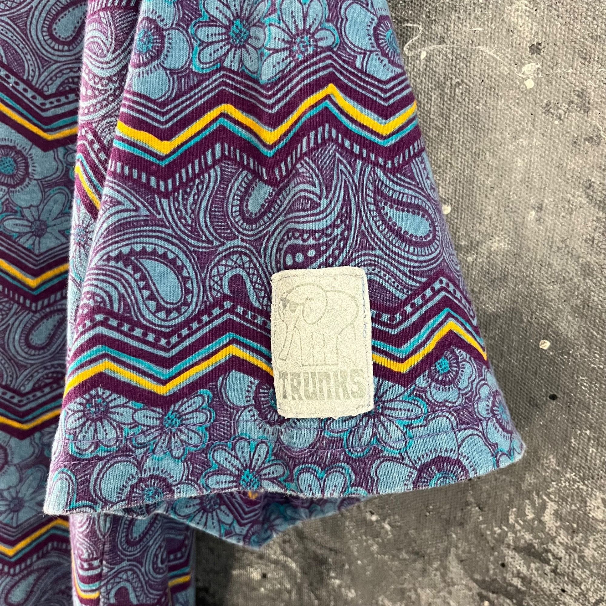 Vintage Vintage 90’s Flower psychedelic shirt Size US XL / EU 56 / 4 - 3 Thumbnail