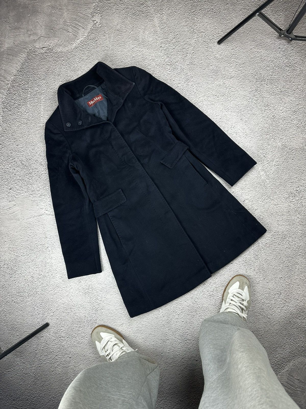 Max Mara Vintage Max Mara Studio Wool Jacket Coat Trench Old Money Size M / US 6-8 / IT 42-44 - 3 Thumbnail