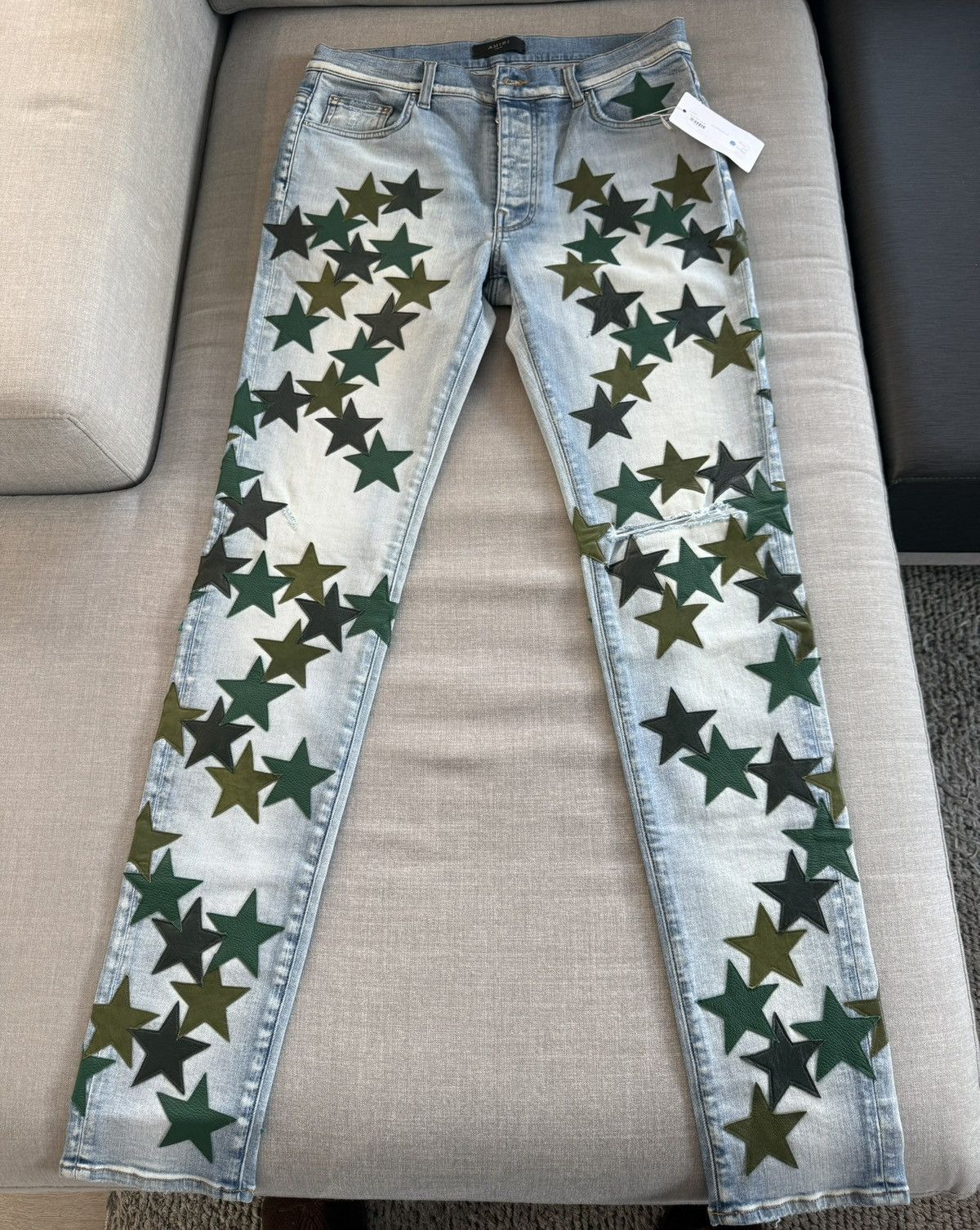 Amiri Brand New Authentic Amiri Men's Chemist Jeans Size US 34 / EU 50 - 1 Thumbnail