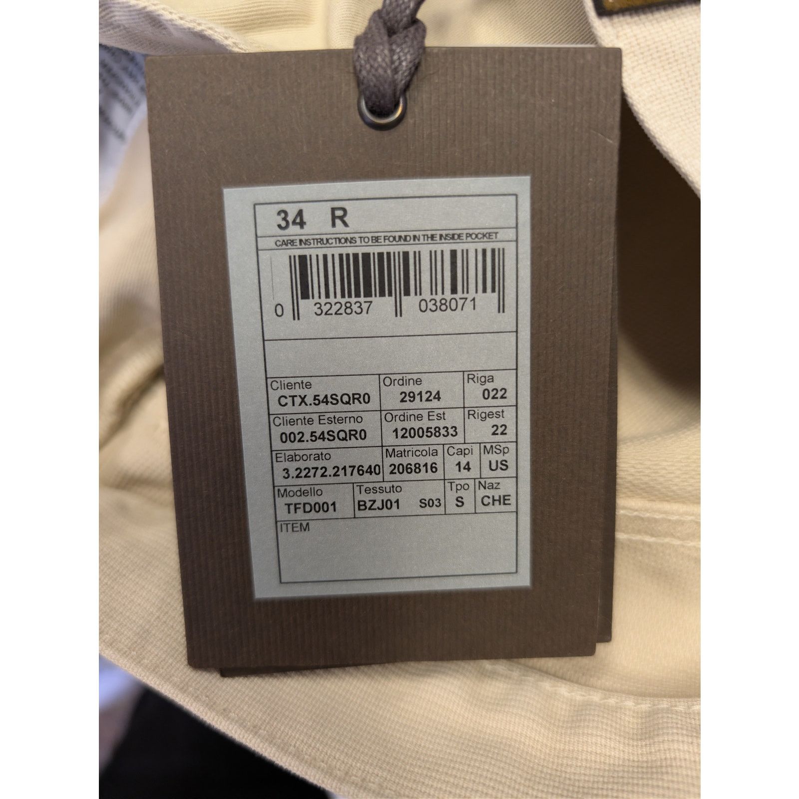 Tom Ford o1rshd1 Slim Denim Jeans in Beige Size US 34 / EU 50 - 21 Thumbnail