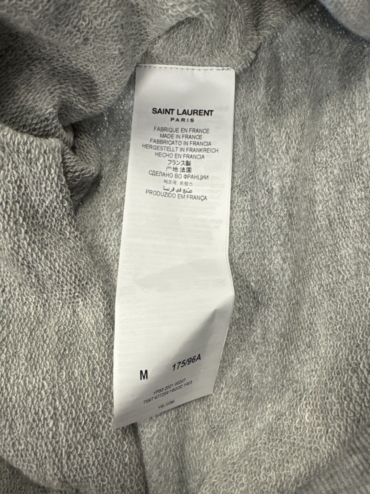 Yves Saint Laurent YSL Saint Laurent Hoodie Size US M / EU 48-50 / 2 - 4 Thumbnail