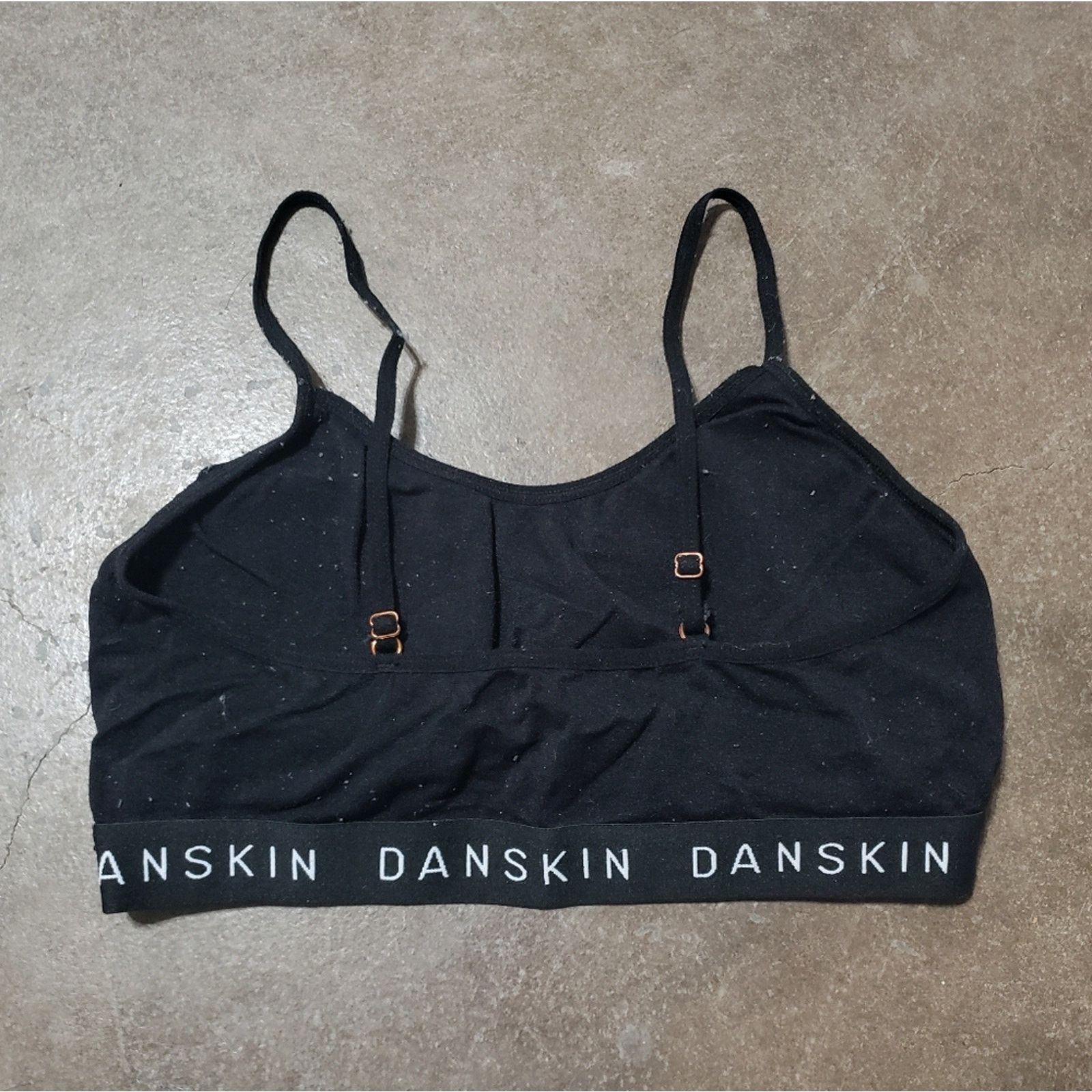 Other Black | DANSKIN | Logo Banded Sport Bra Size ONE SIZE - 2 Thumbnail