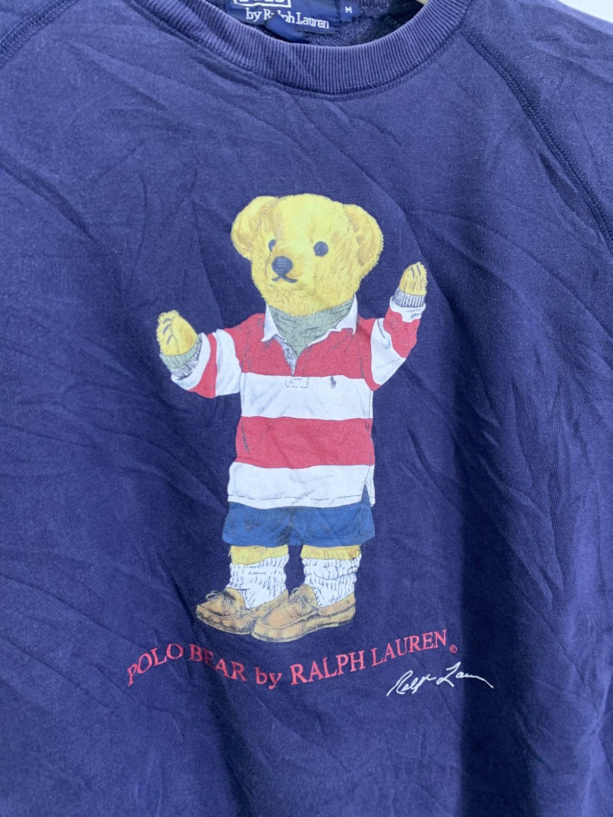 Vintage Vintage 1990 Polo Bear By Ralph Lauren pull Over Sweatshirt Size US M / EU 48-50 / 2 - 5 Thumbnail