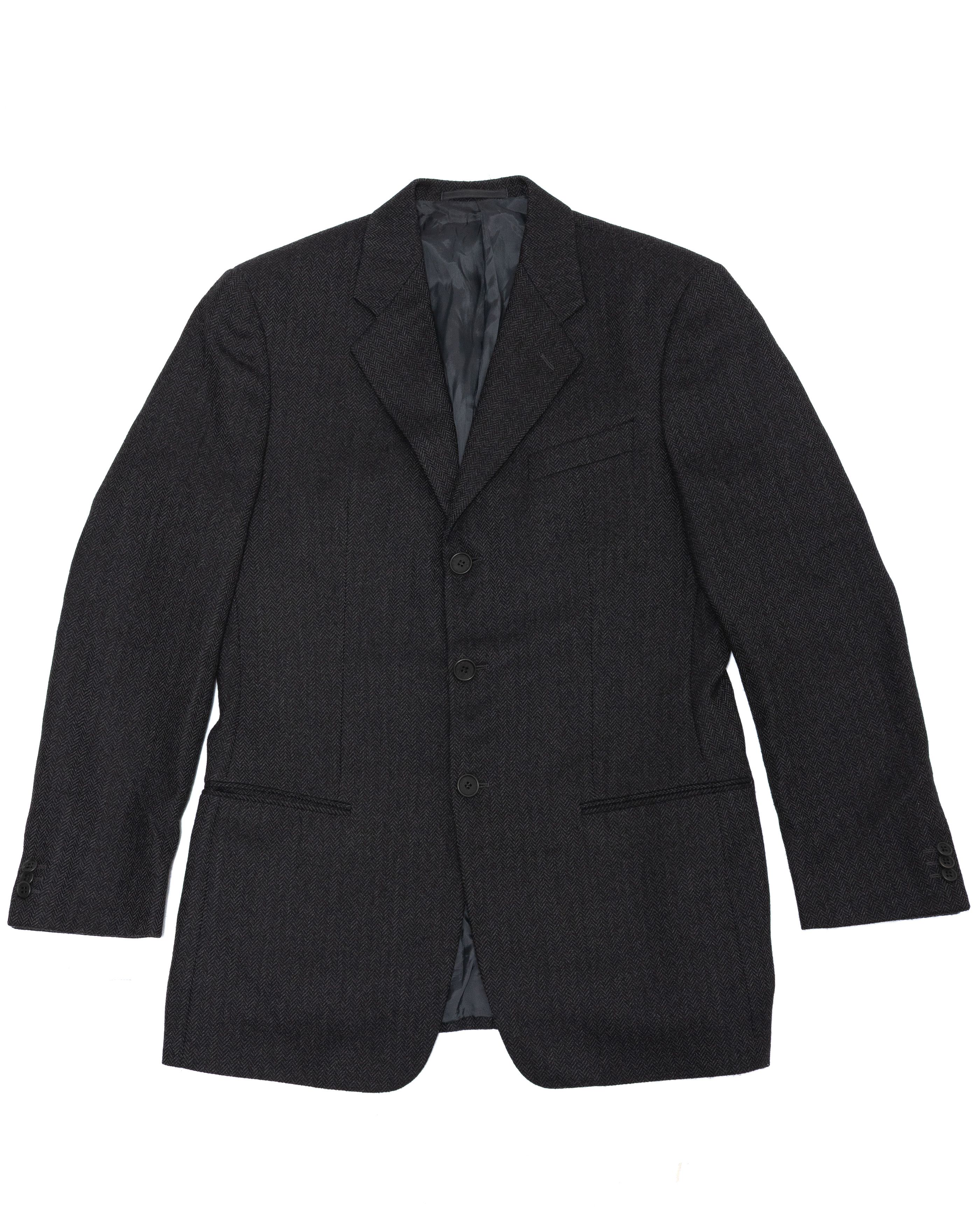 Armani Collezioni ARMANI COLLEZIONI 2001 Tweed Blazer Jacket Size US M / EU 48-50 / 2 - 1 Thumbnail