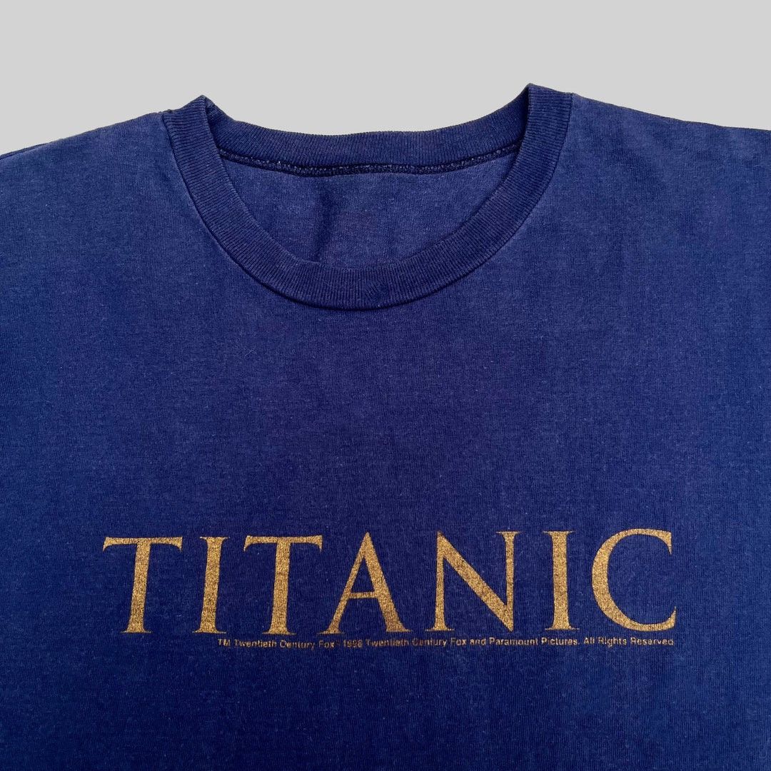 Vintage Titanic 1998 90s Vintage Movie Fox Logo Promo Rare T-Shirt Size US L / EU 52-54 / 3 - 2 Thumbnail