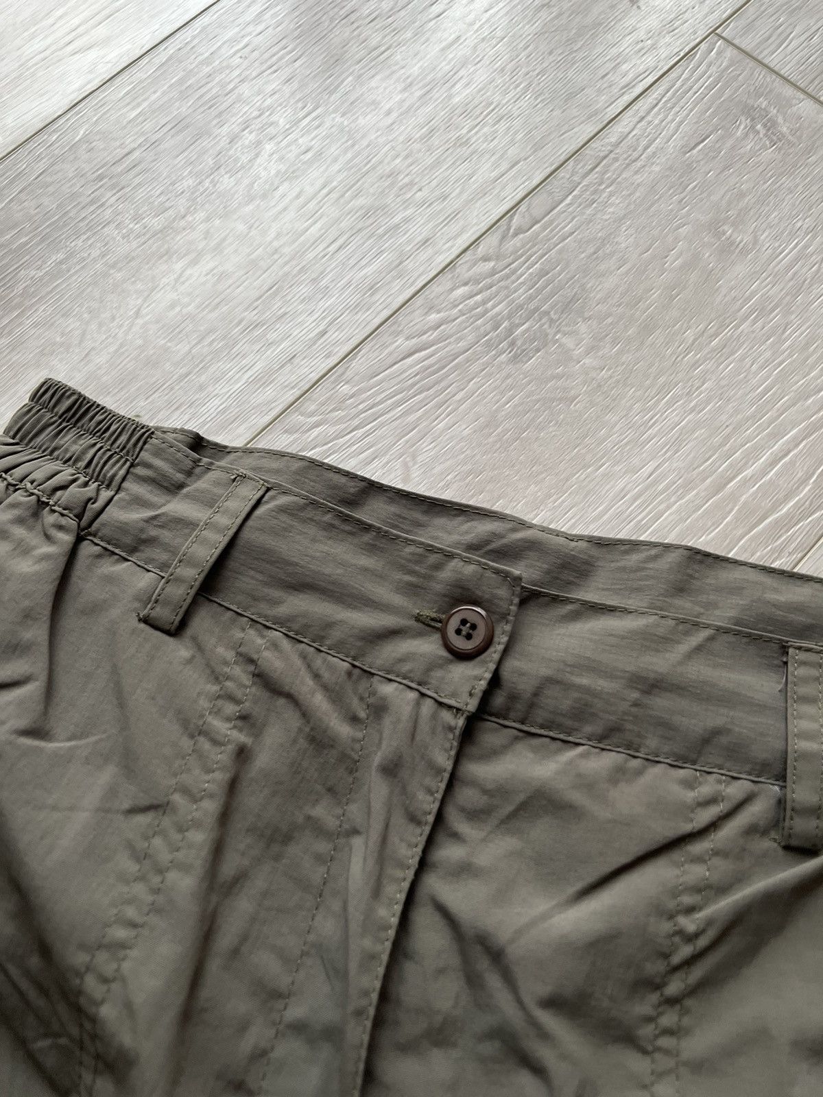 Nike × Vintage Vintage Nike Nylon Track Pants womens S parachute wide leg Size 28" / US 6 / IT 42 - 4 Thumbnail