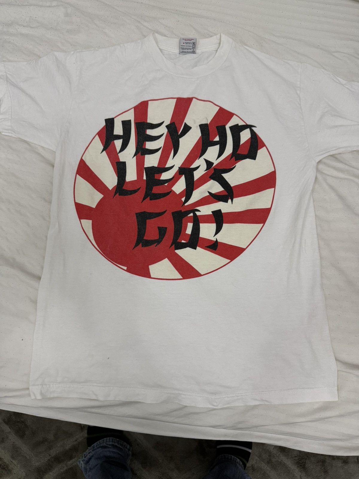 Vintage Y2K Answer HEY HO LET’S GO! ライジングサンTee USA製 Size US M / EU 48-50 / 2 - 2 Thumbnail
