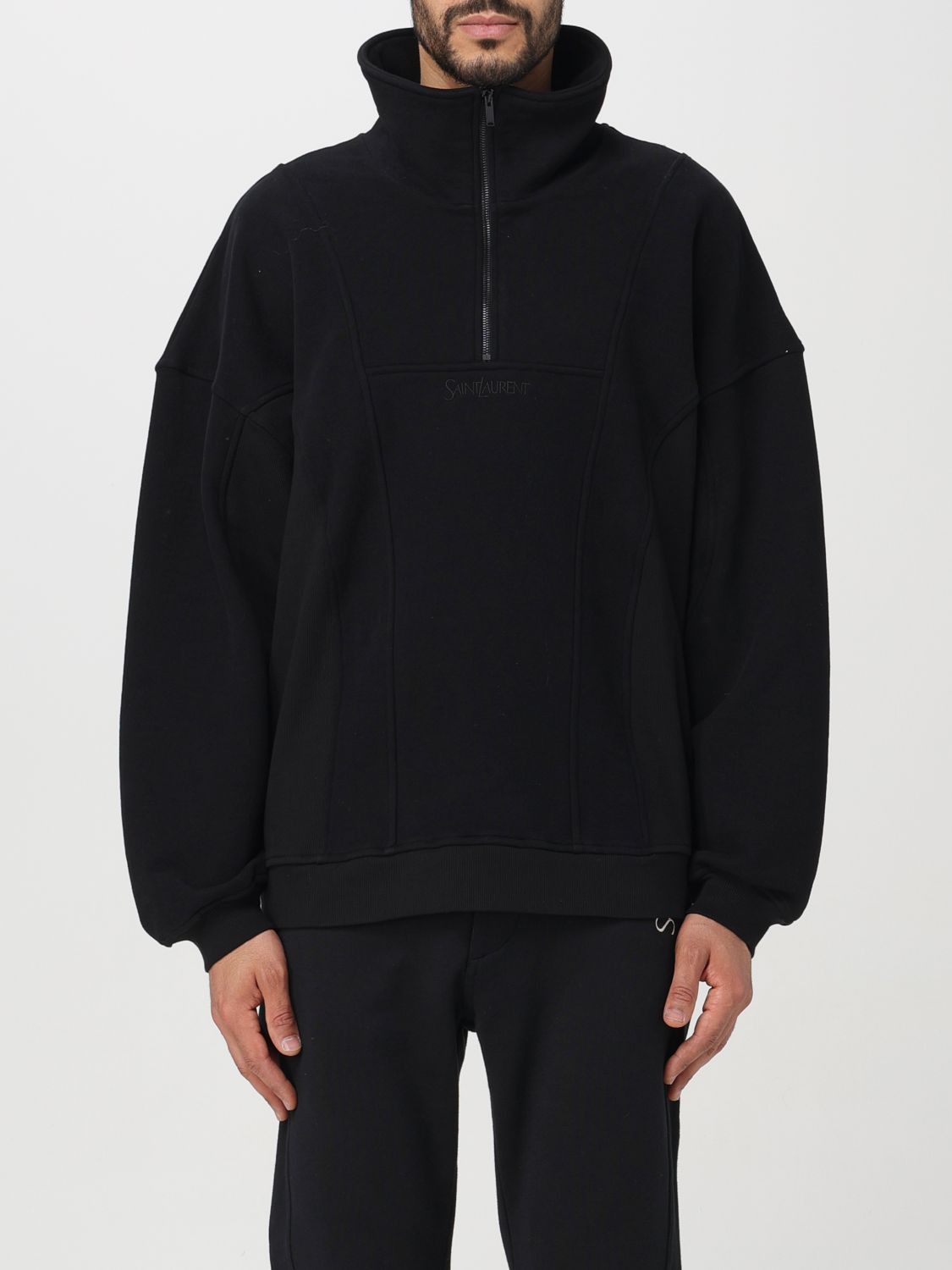 image of Saint Laurent Paris Saint Laurent Sweatshirt Men Black (Size XL)