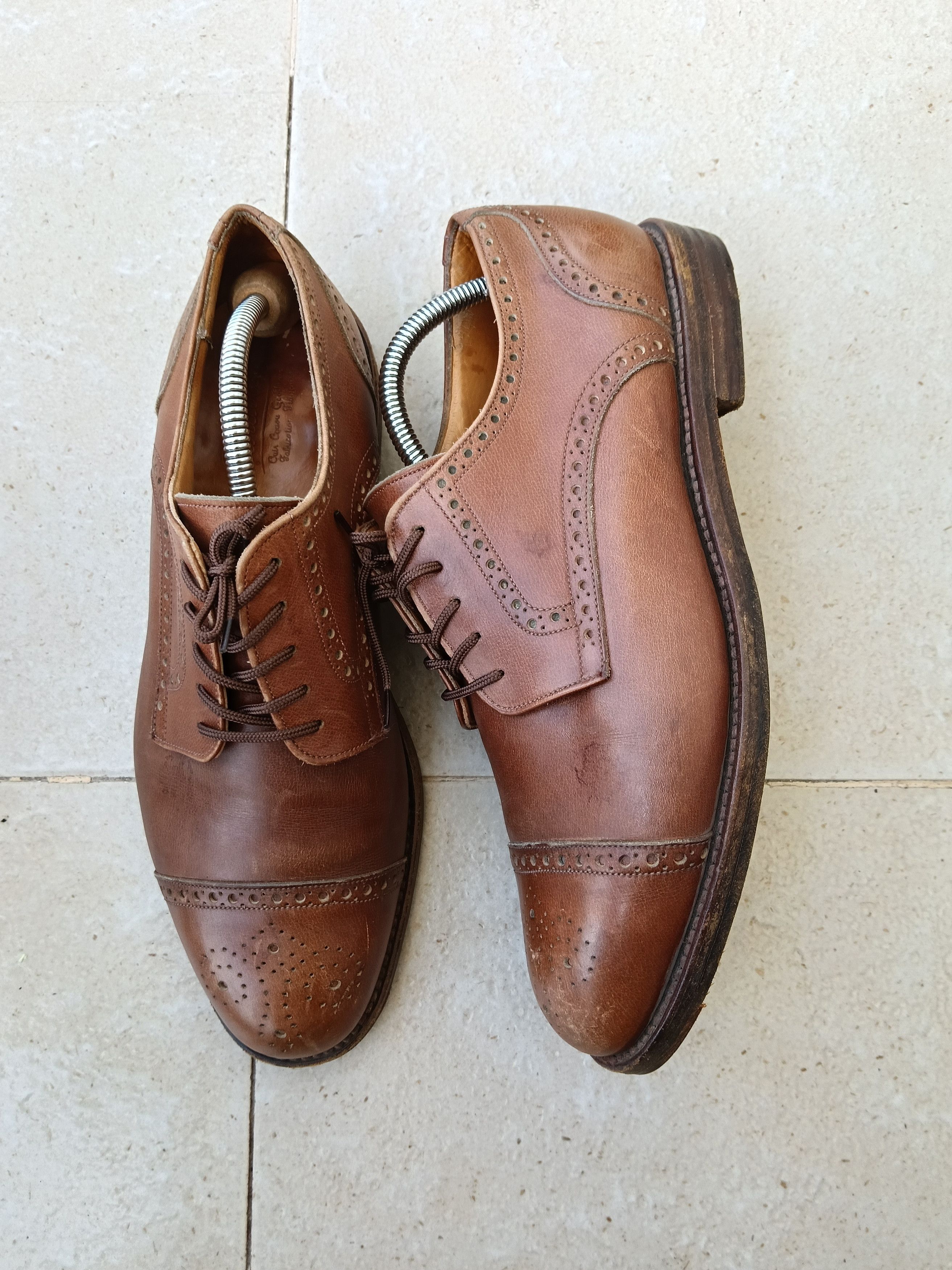 Paraboot Paraboot vintage Cape toe mens leather shoes Size US 9.5 / EU 42-43 - 3 Thumbnail