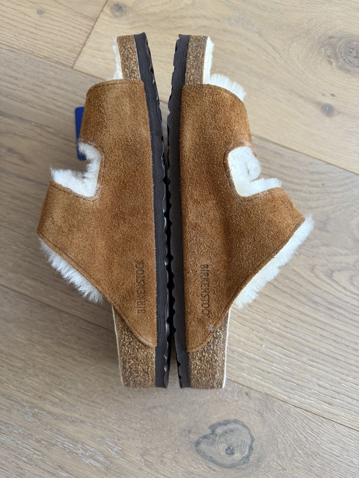 Birkenstock arizona shearling slides unisex brand new