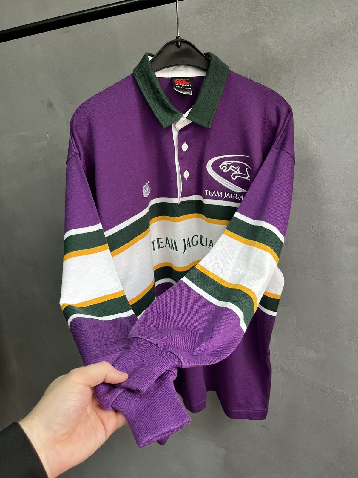Canterbury of New Zealand × Vintage Rugby team jaguar Size US L / EU 52-54 / 3 - 7 Thumbnail