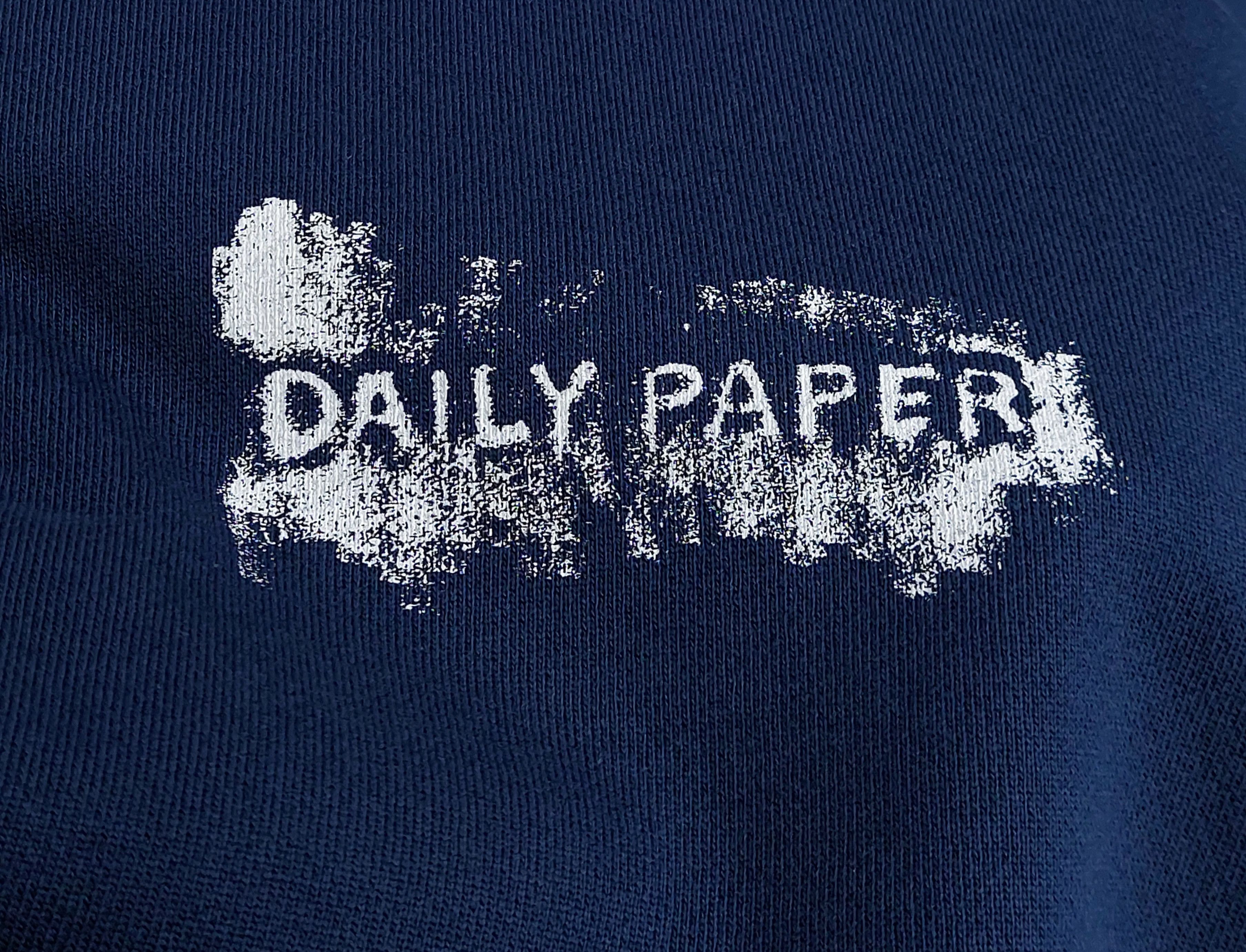 Daily Paper scratch logo sweatshirt - navy blue M Size US M / EU 48-50 / 2 - 8 Thumbnail
