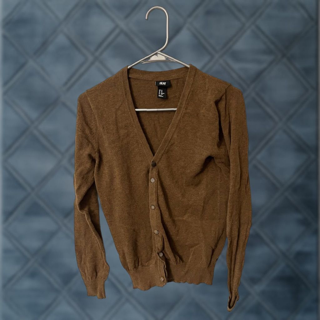 H&M H&M BASIC Women's XS Brown Cardigan Sweater Button Womens Size XS / US 0-2 / IT 36-38 - 1 Thumbnail