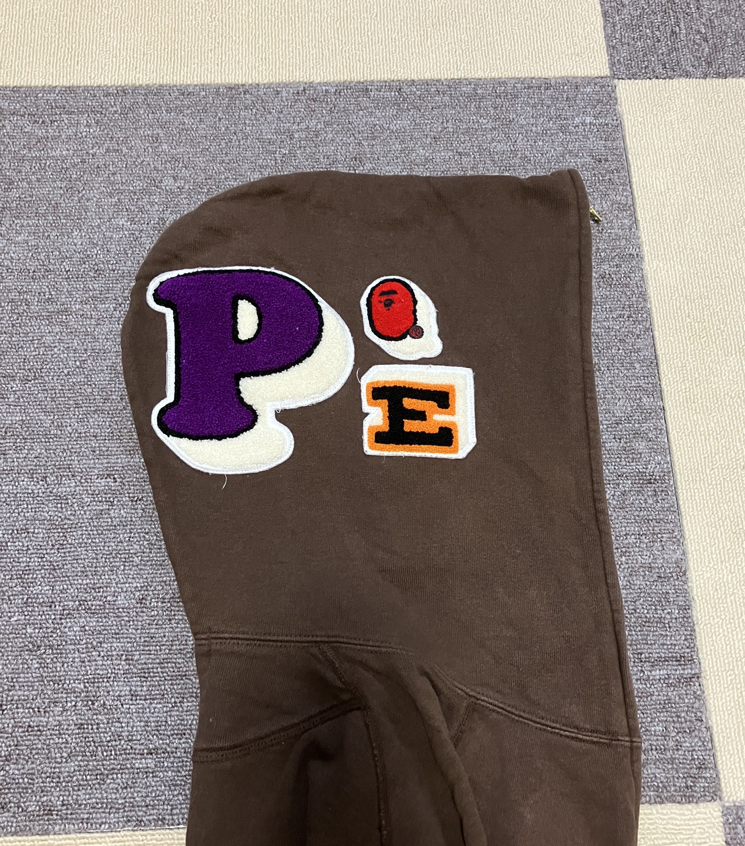 Bape OG Bape Brown Multi Patch Full Zip Hoodie Size US L / EU 52-54 / 3 - 5 Thumbnail