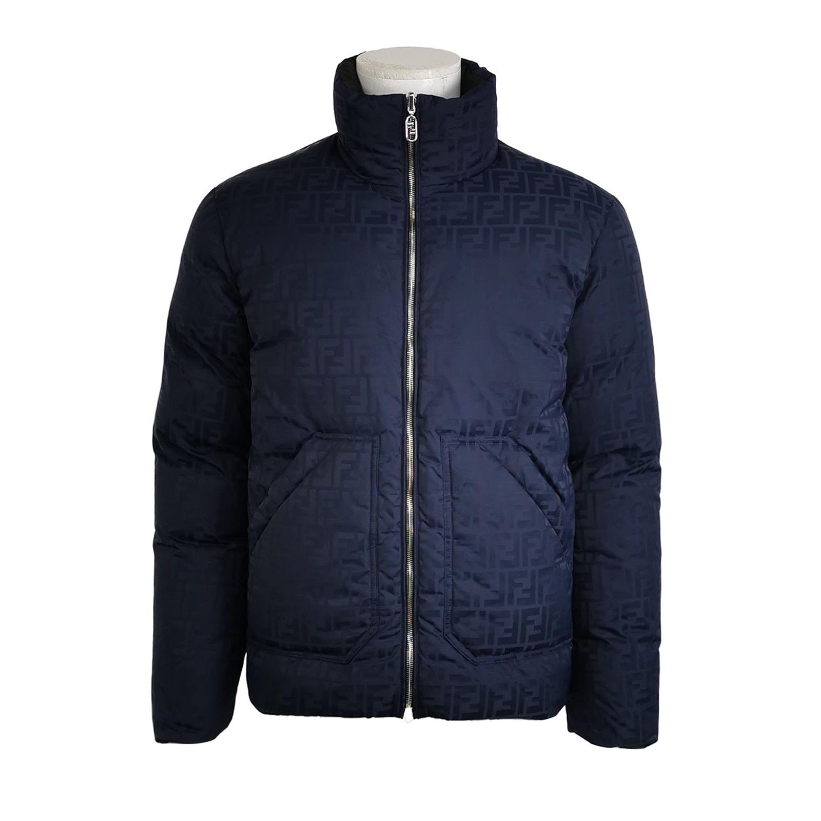 Fendi Fendi FF Monogram Reversible Puffer Jacket Size S Size US S / EU 44-46 / 1 - 1 Thumbnail