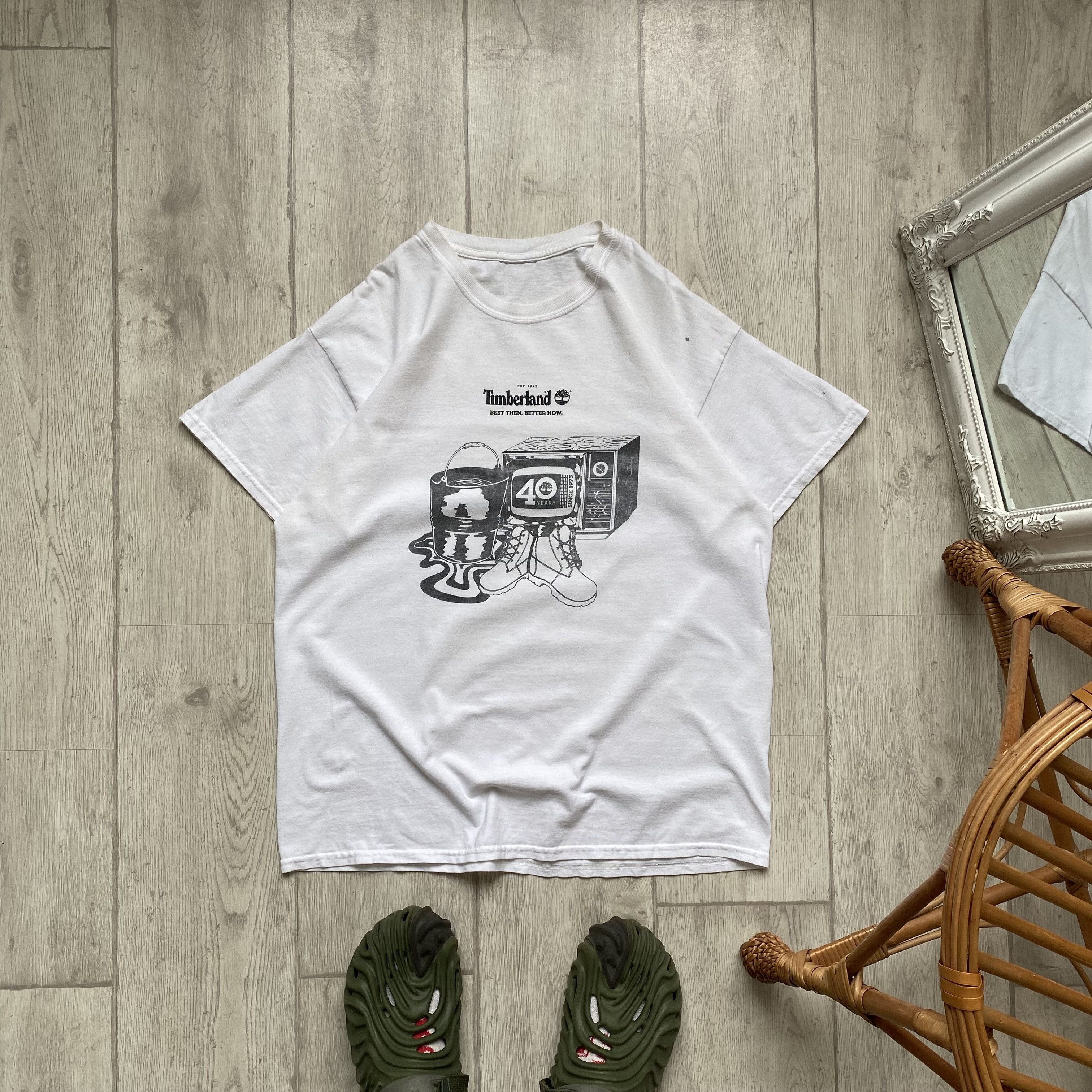 Timberland 🥾Vintage 90s Timberland USA tee 40 year Size US M / EU 48-50 / 2 - 1 Thumbnail