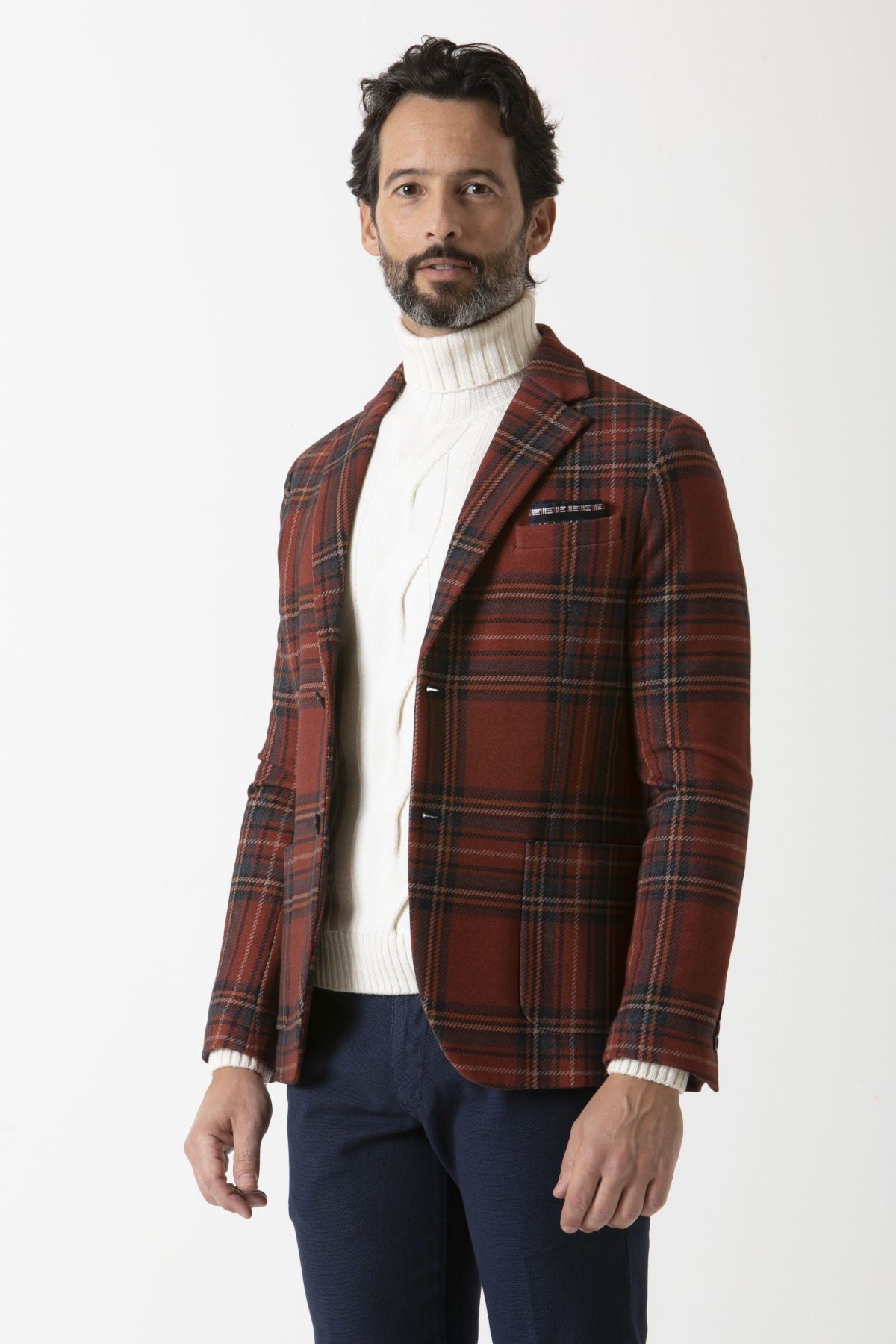 Circolo 1901 Circolo 1901 English rear vents Cotton double-breasted jacket main image 1