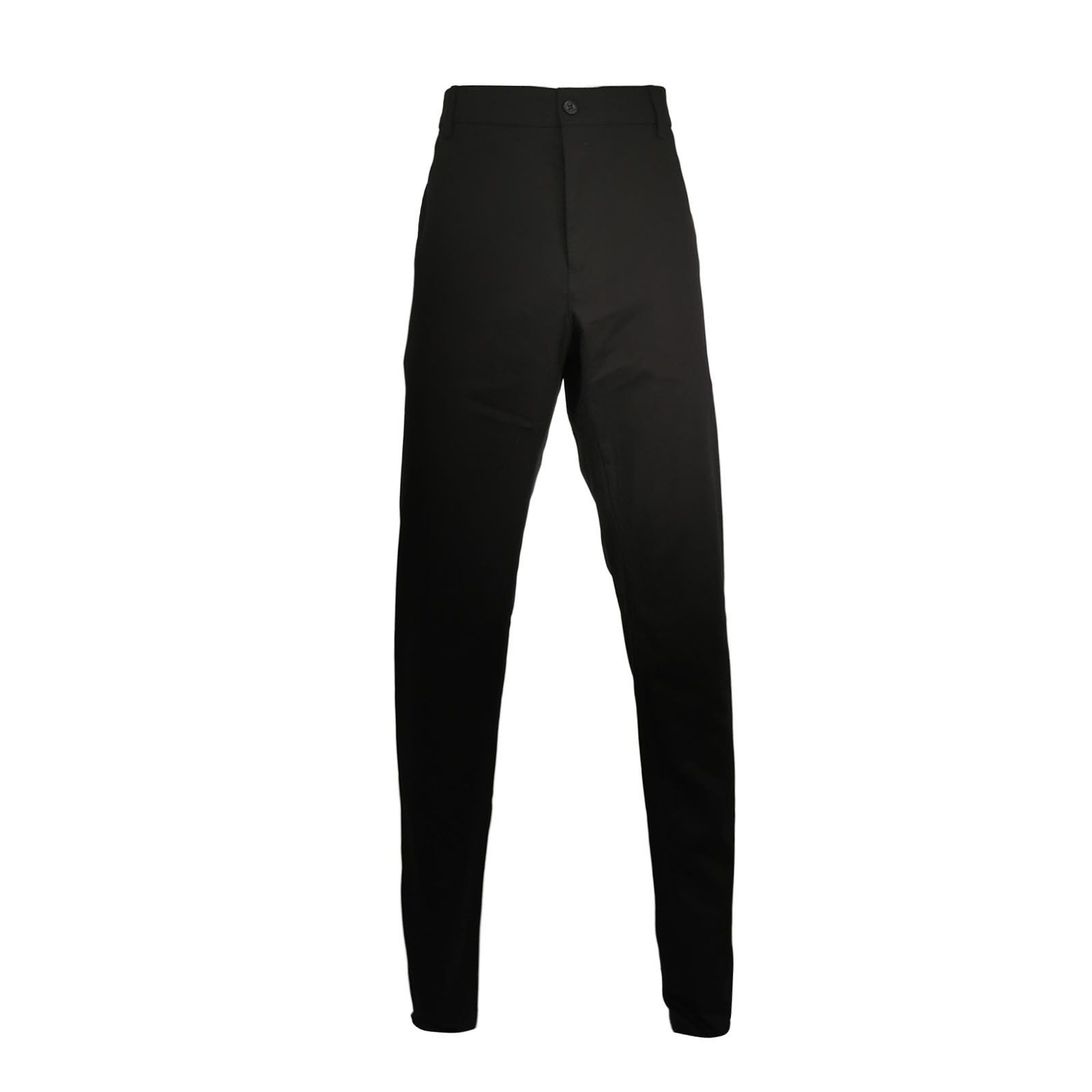 Versace Black Tailored Straight-Leg Trousers Size US 34 / EU 50 - 1 Thumbnail