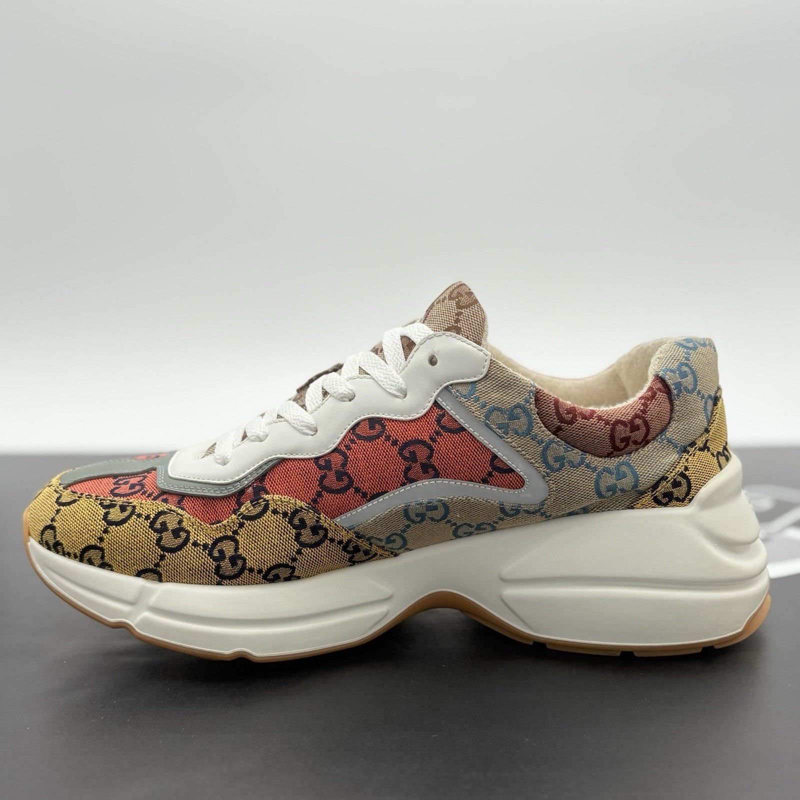 Gucci (9.5 US) Gucci Rhyton GG Web Print | SUPER CLEAN! Size US 9.5 / EU 42-43 - 4 Thumbnail