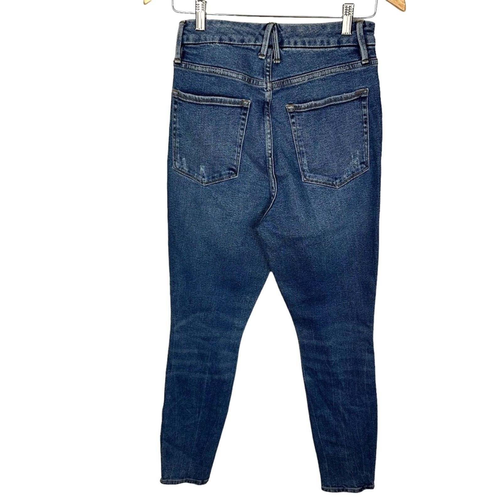 Good American NWT Good American Good Curve High Rise Skinny Jeans 6/28 Size 28" / US 6 / IT 42 - 2 Thumbnail